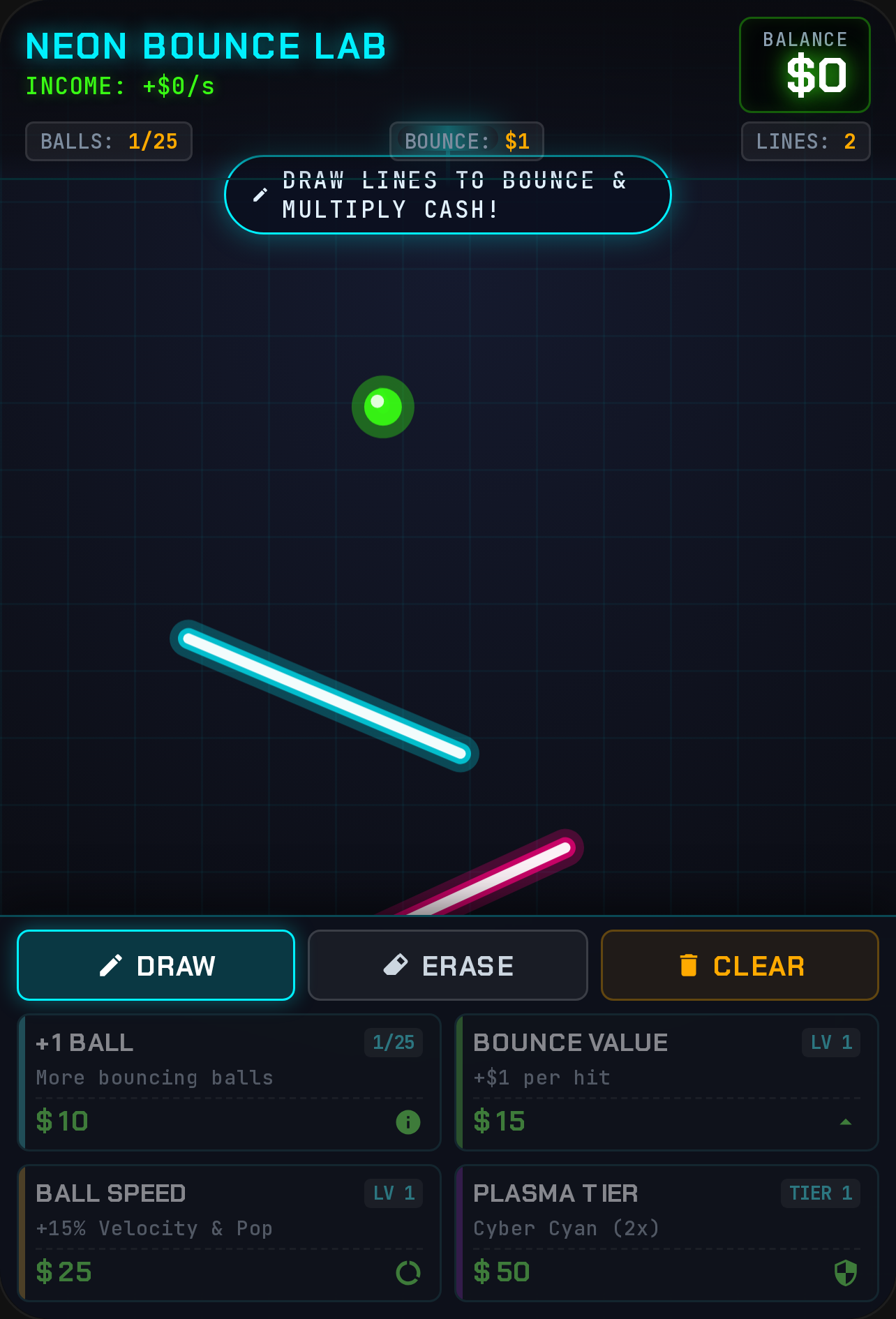Bouncing ball game. Let me know in the comments if there's any glitches. cover