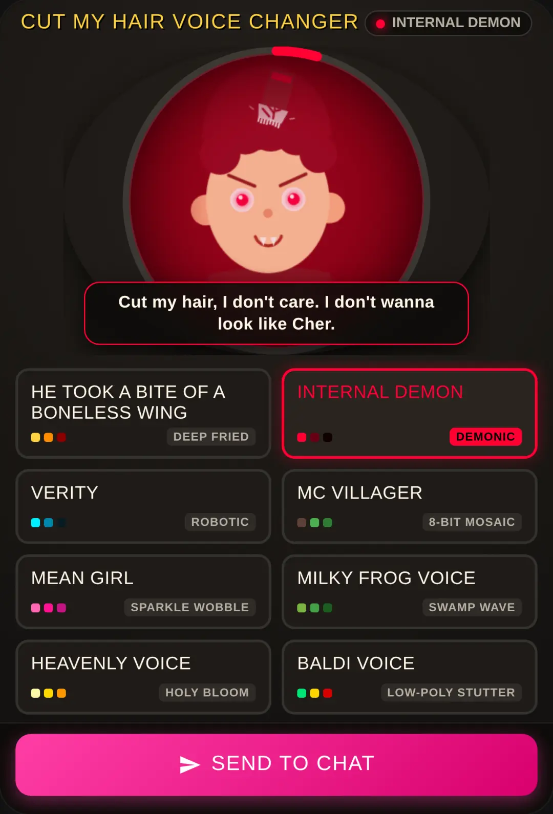 Cut My Hair Voice Changer Toy cover
