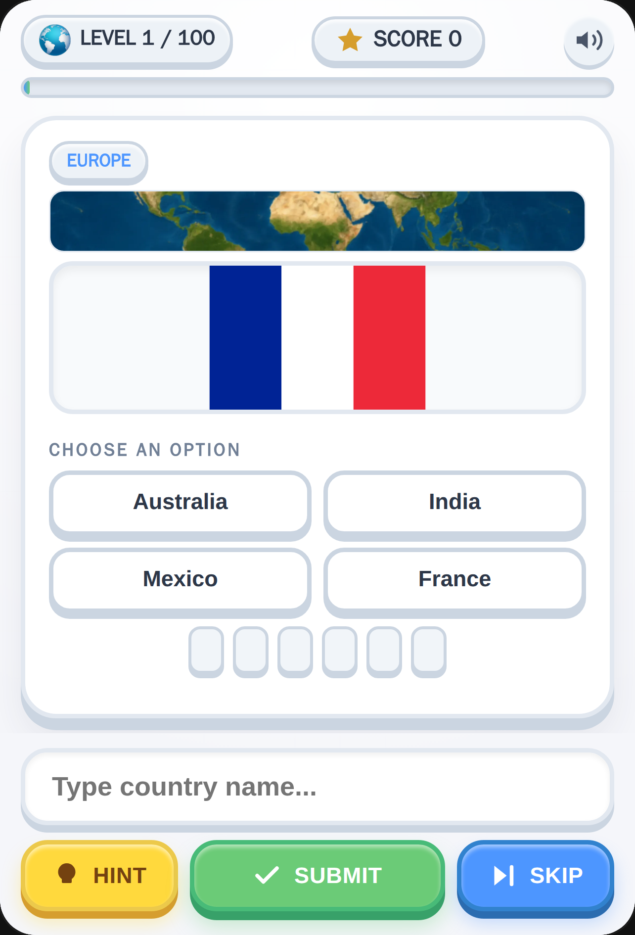 100 Countries Quiz cover