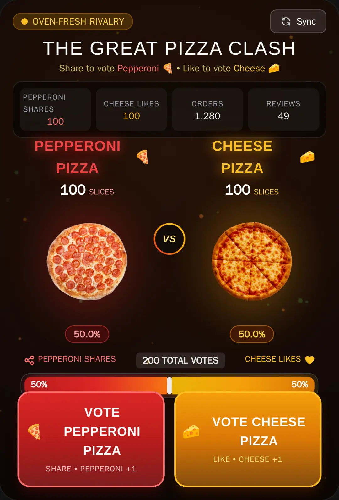 Pepperoni vs Cheese Pizza - The Great Pizza Clash cover