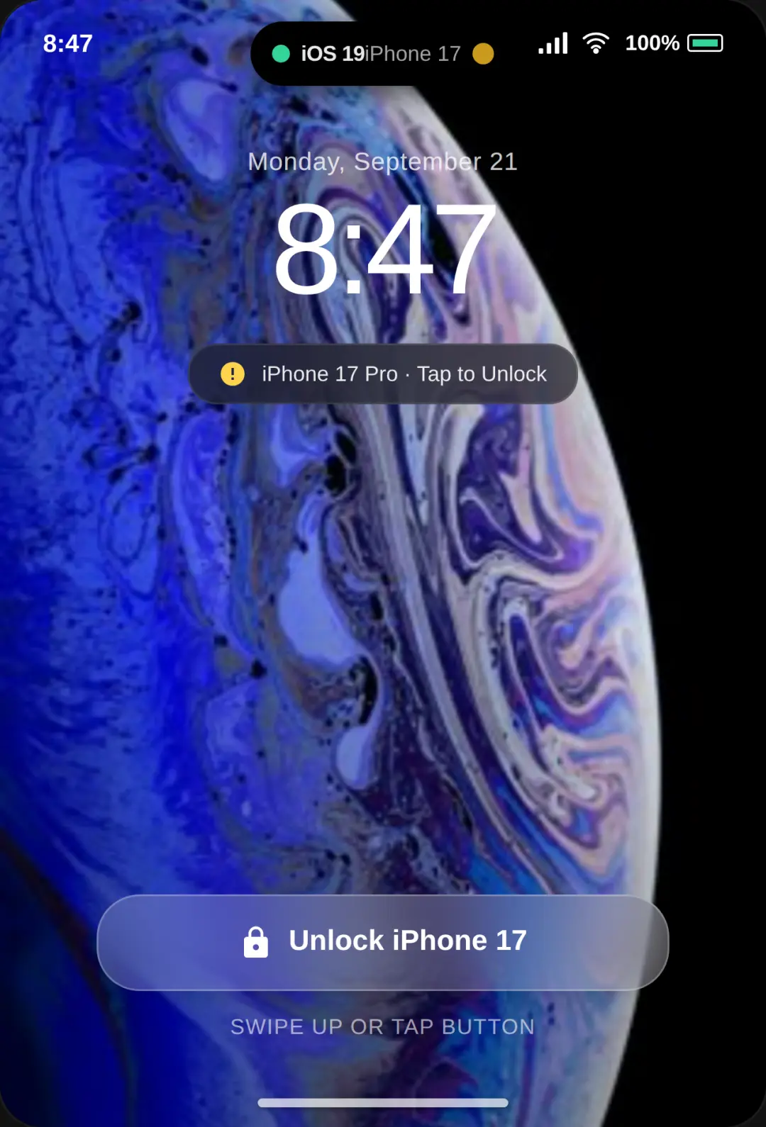 iPhone 17 Simulator cover
