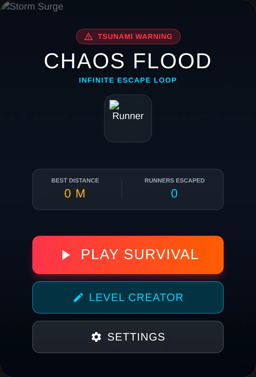 Chaos Flood Runner cover