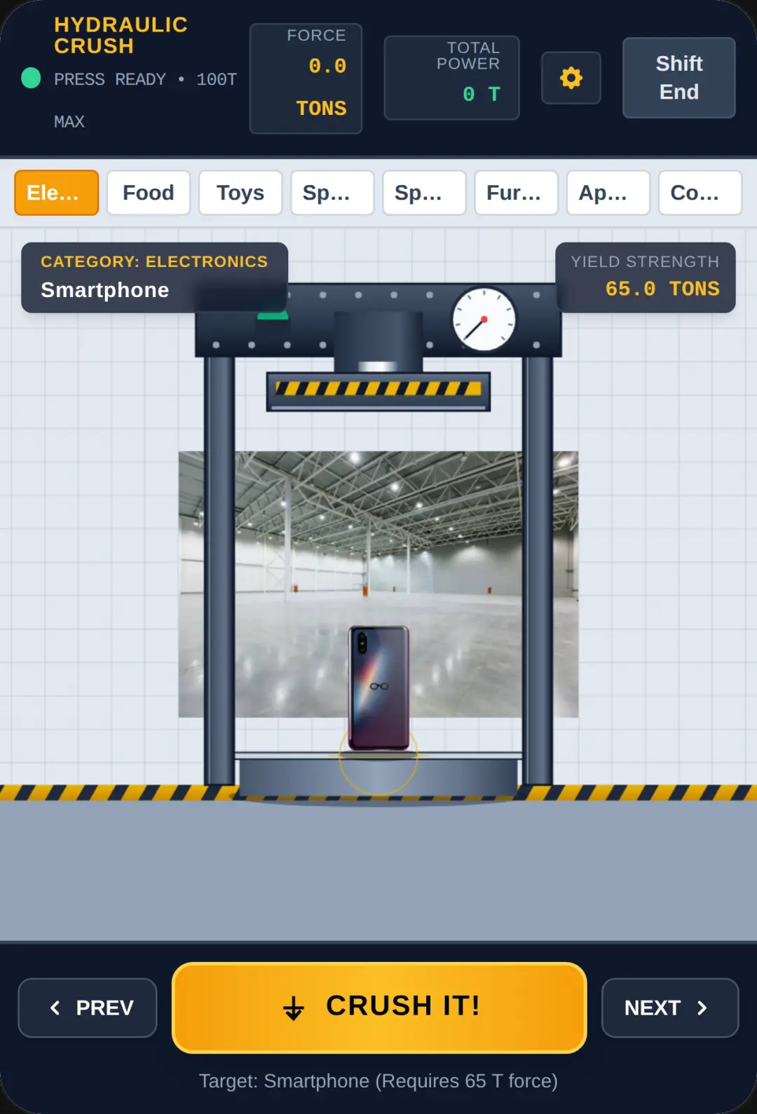 Hydraulic Crush Simulator cover