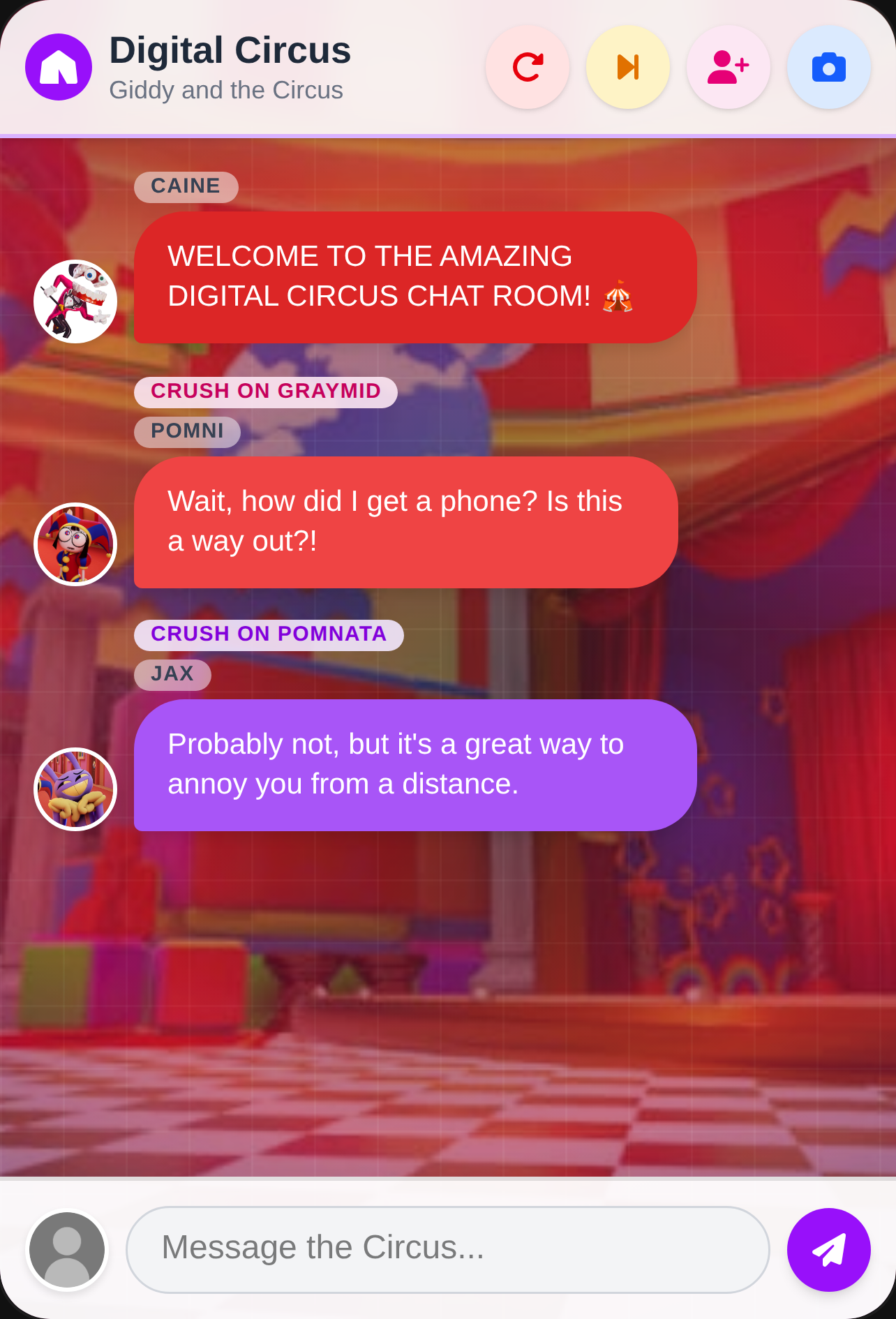Digital Circus Chat cover