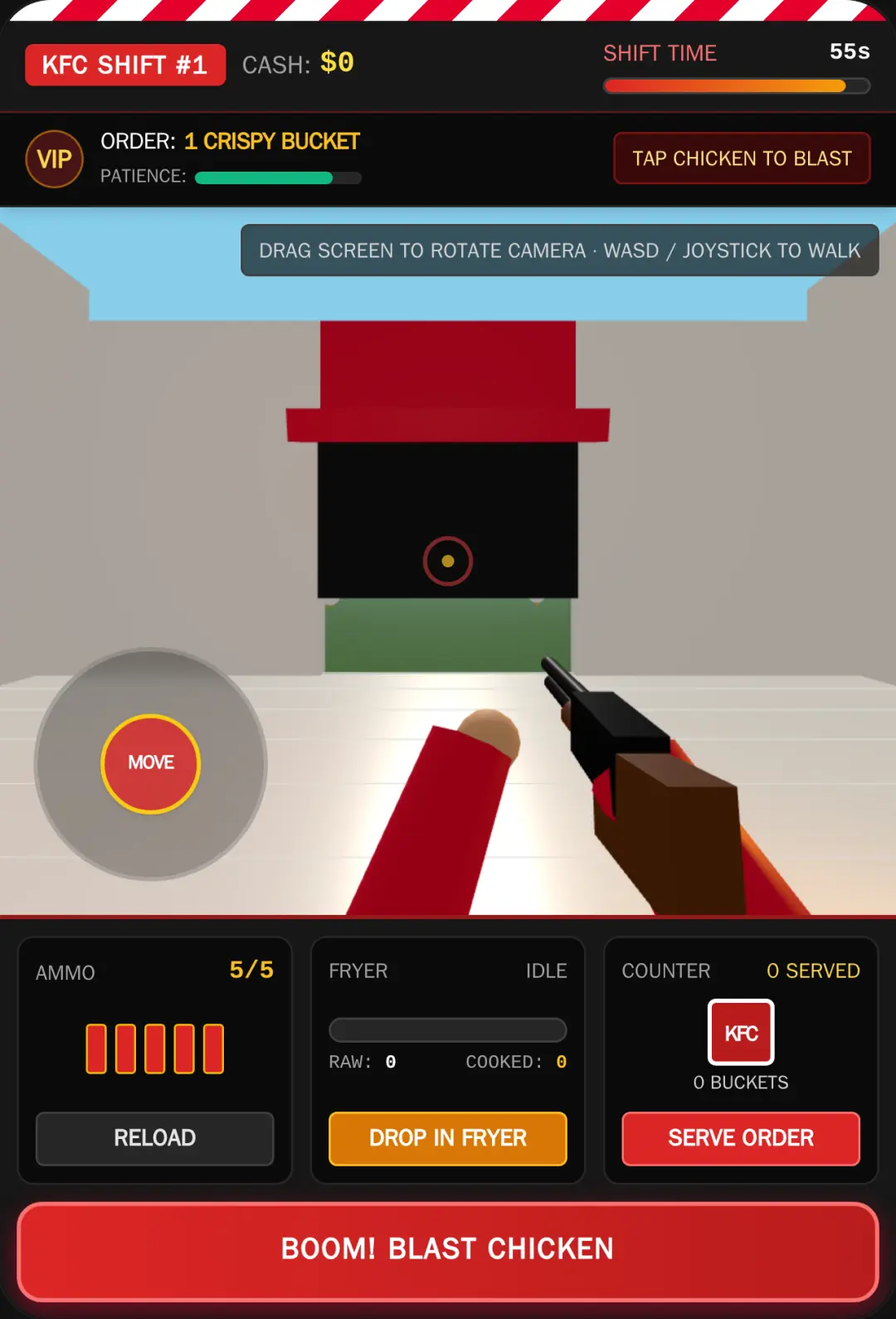 KFC Worker Simulator - Fast Food Fury cover