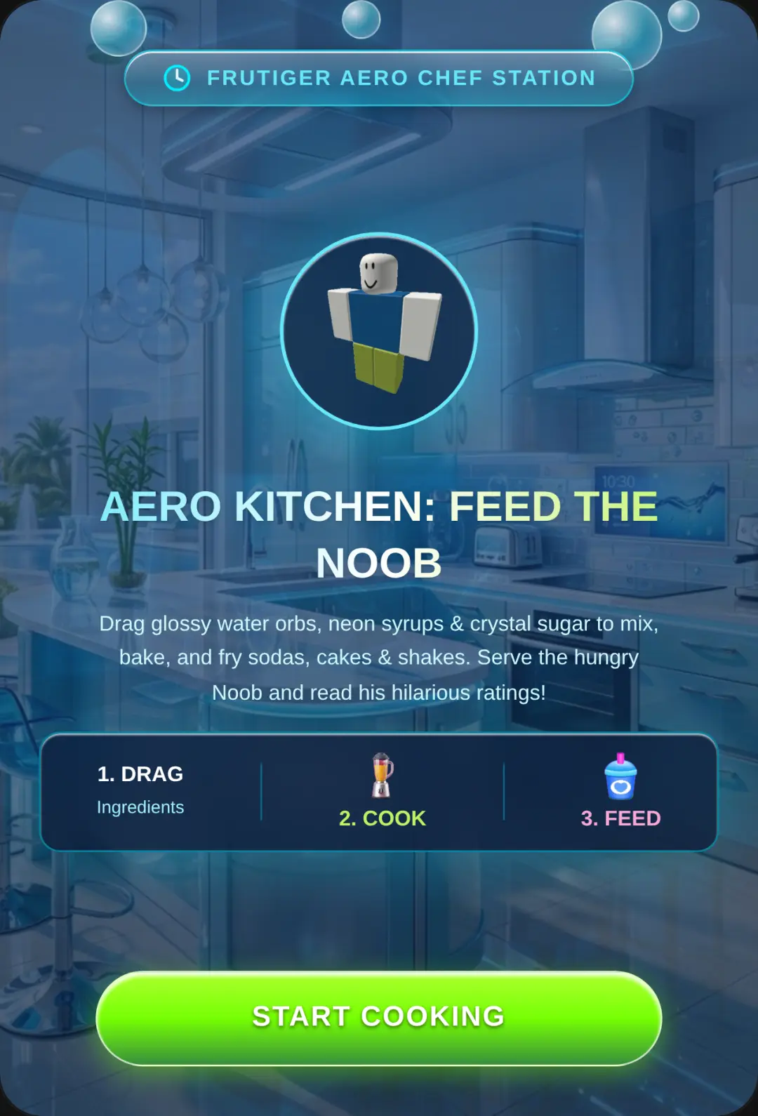 Aero Kitchen: Feed the Noob cover