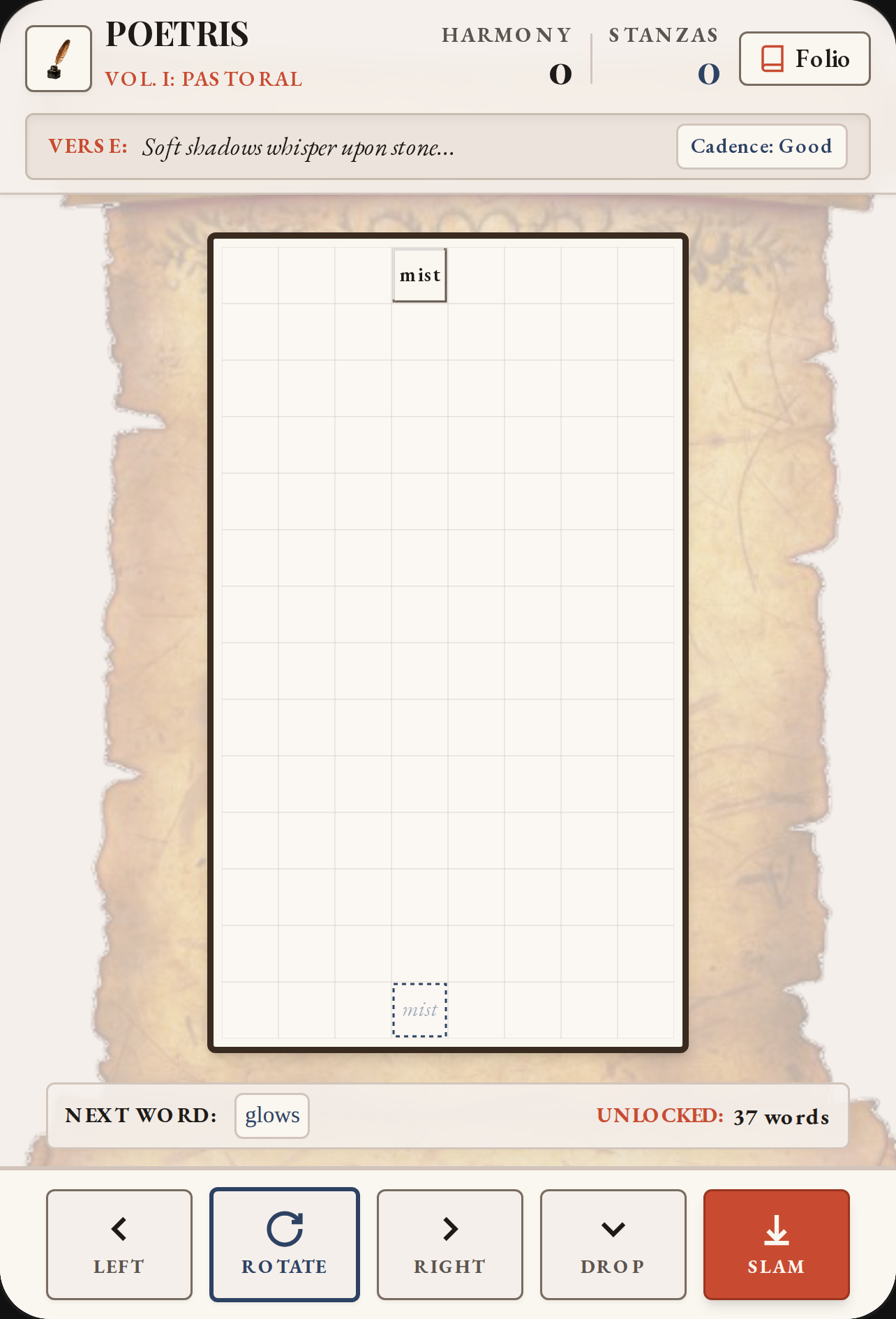 Poetris — The Literary Tetris cover