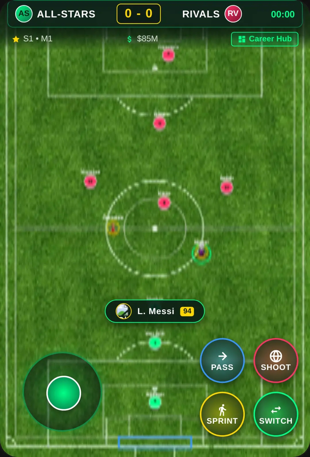 eFootball All-Stars: Ronaldo vs Messi Career Mode cover