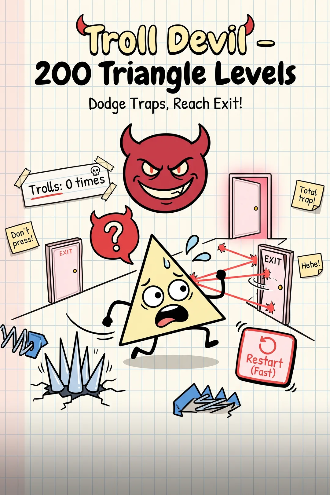 Troll Devil - 200 Triangle Levels