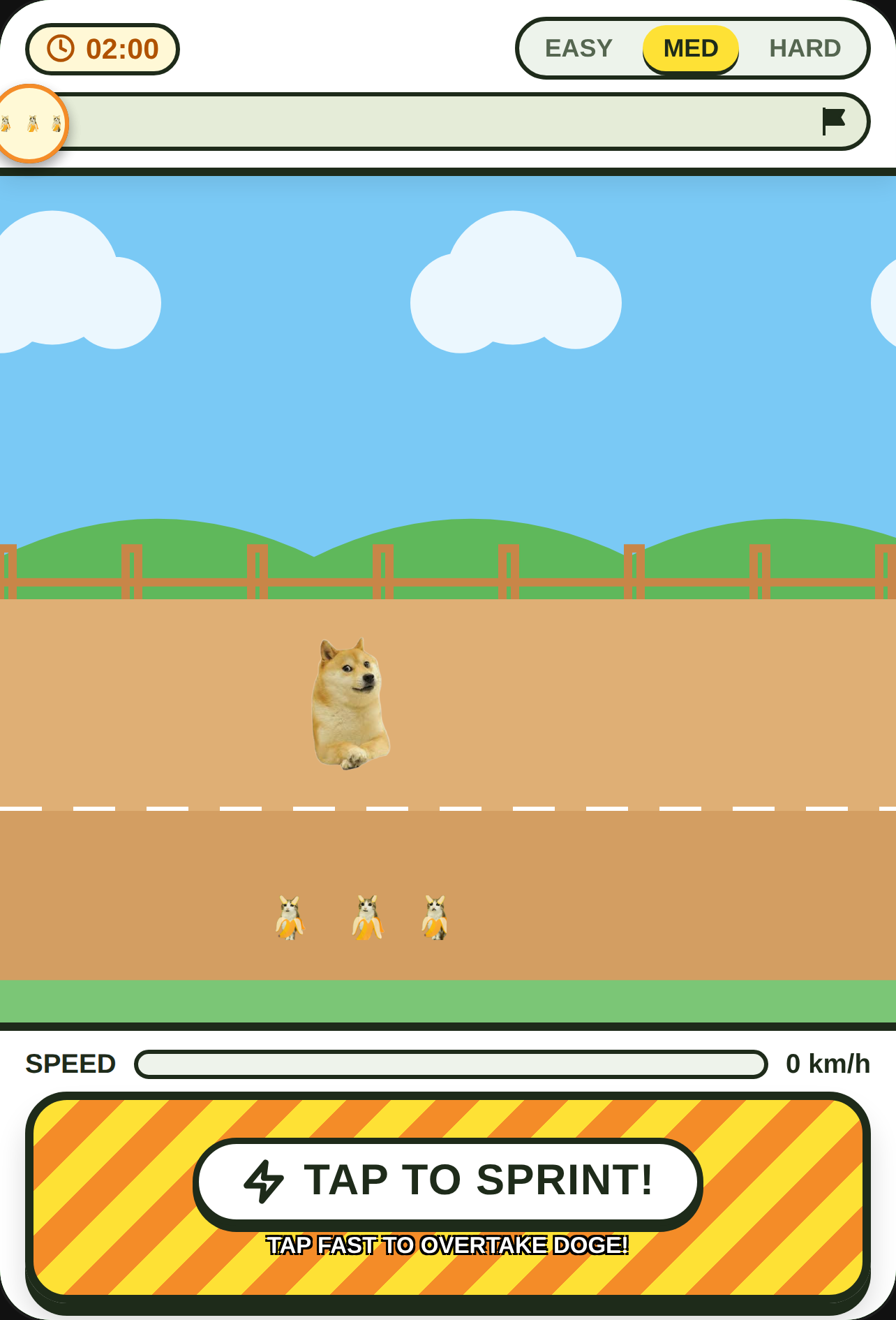 Banana Cat vs Doge Sprint cover
