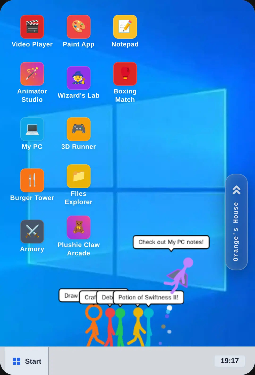 Alan Becker Stickman Desktop - Sandbox cover