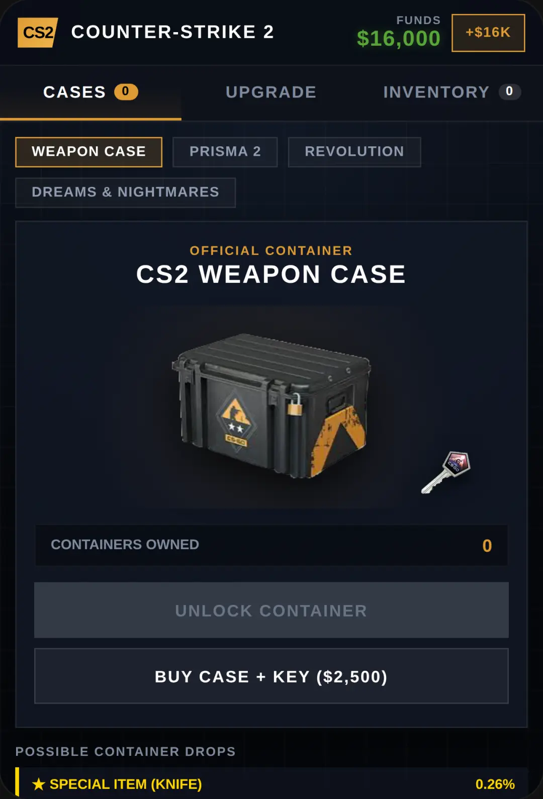 Counter-Strike 2 Buy Menu & Cases cover