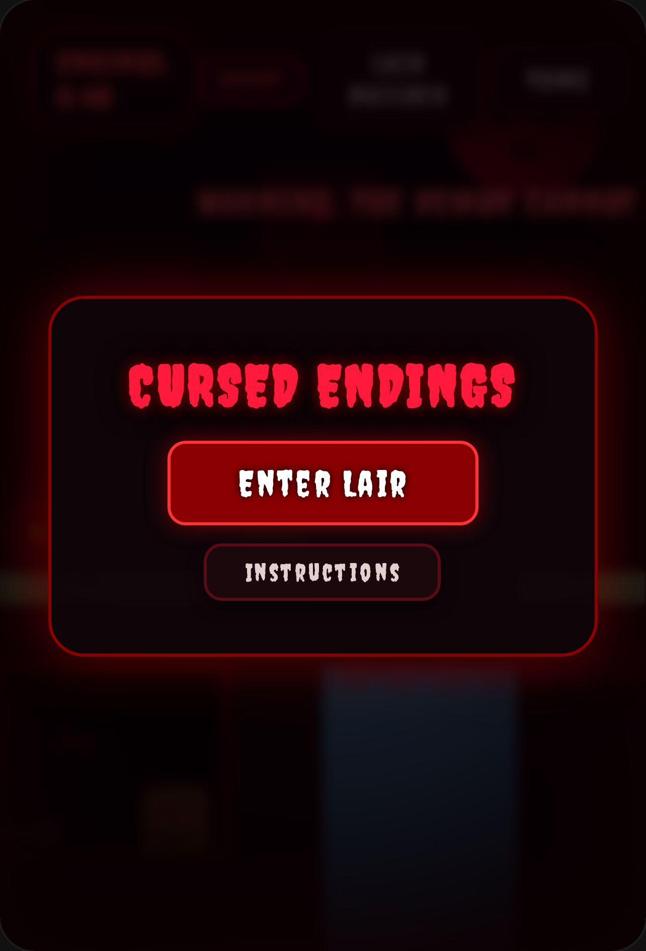 Horror Endings: 40 Cursed Endings cover