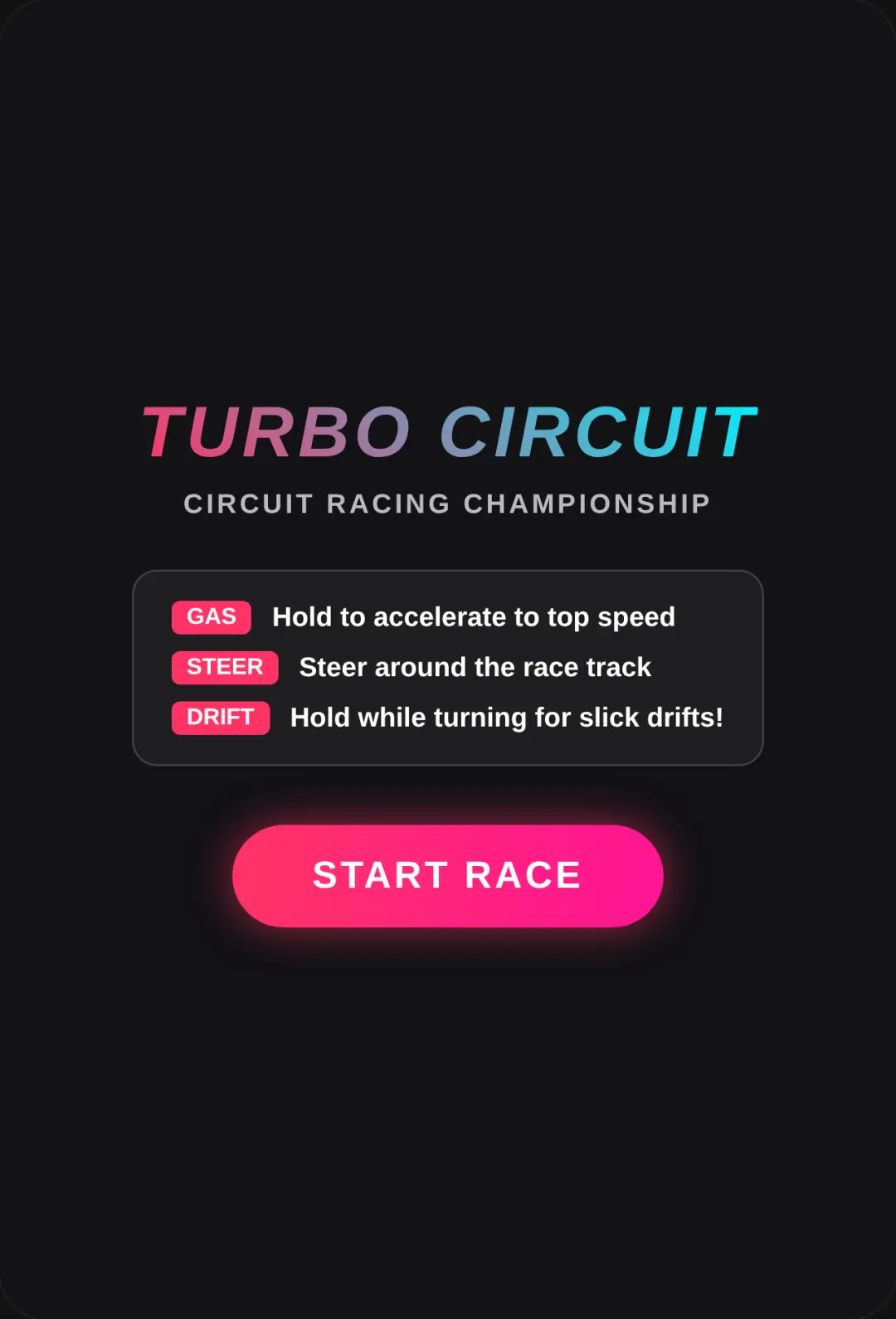 Turbo Circuit - 3D Racing cover