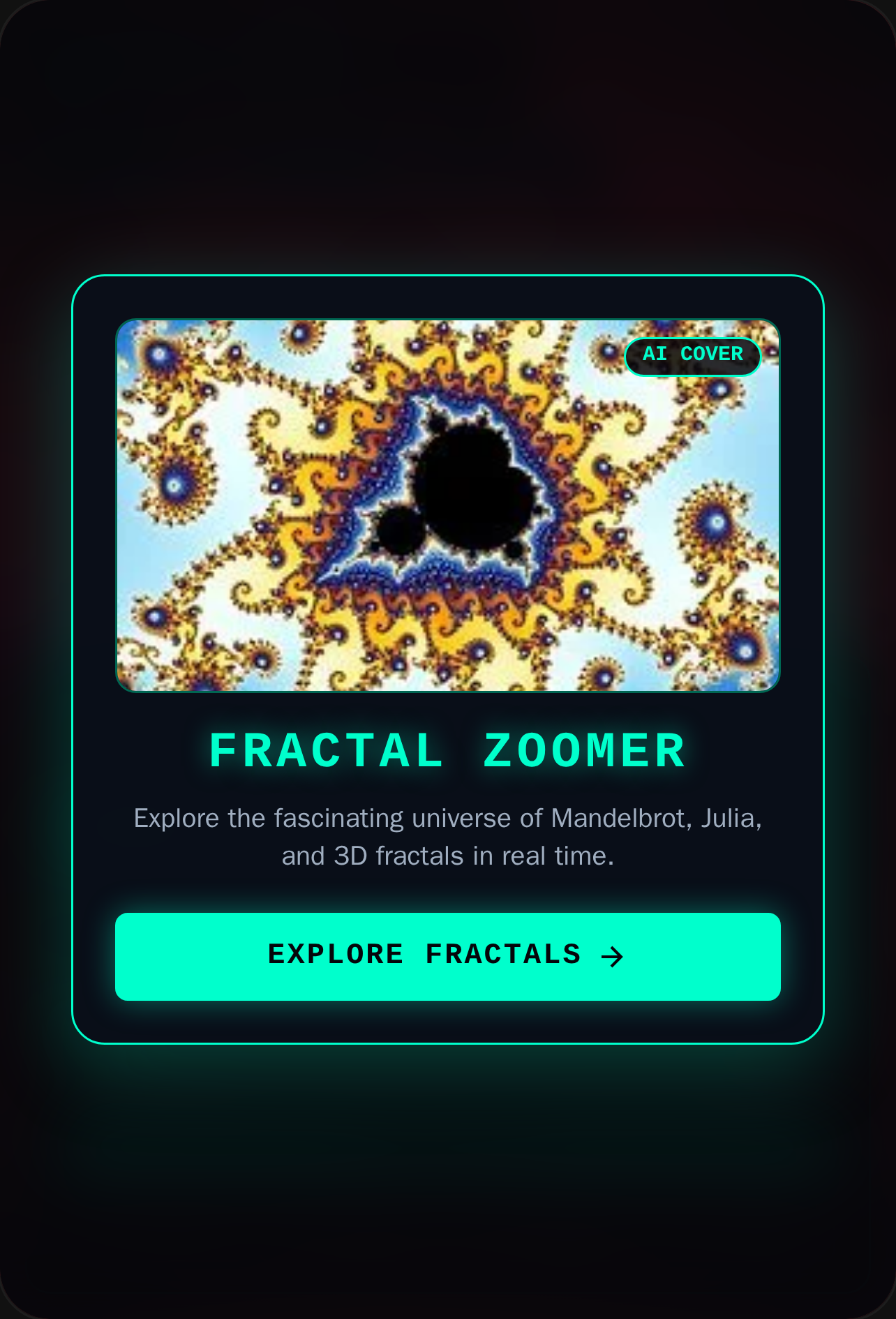 Fractal Zoomer - Mandelbrot & Multibrot Explorer cover