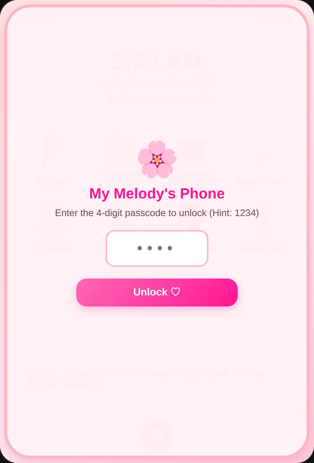 My Melody Cute Phone cover