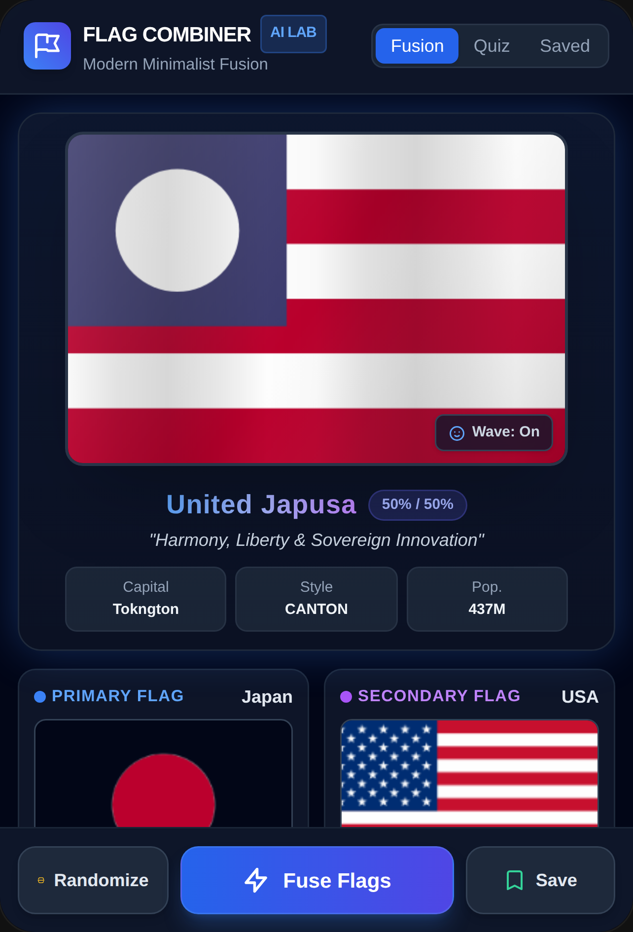 Flag Combiner - AI Flag Fusion Lab cover