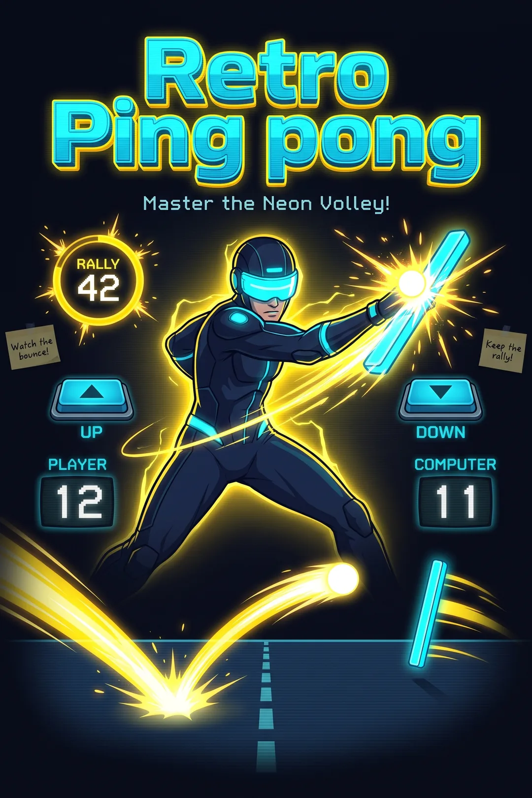 Retro Ping pong