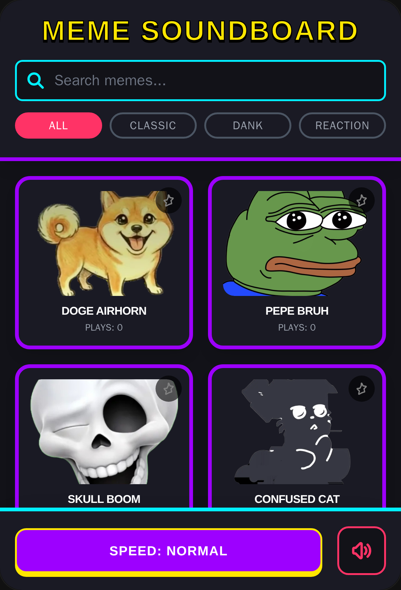 Meme Soundboard cover