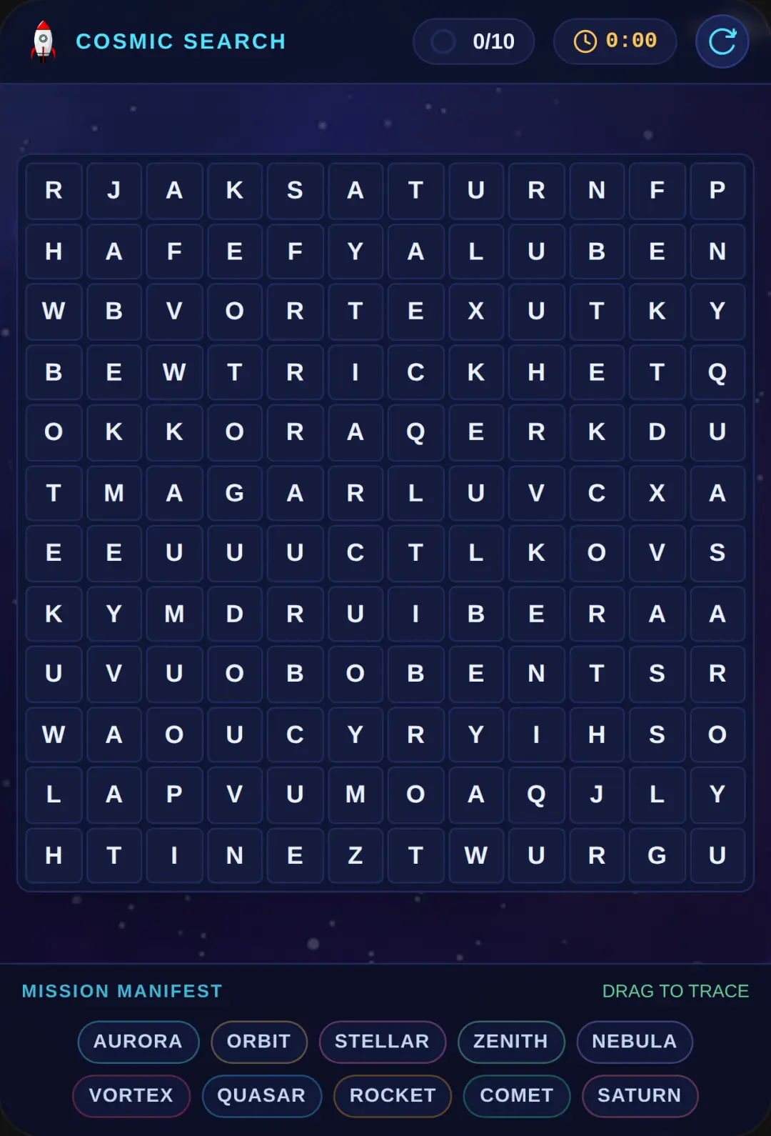 Cosmic Word Search cover