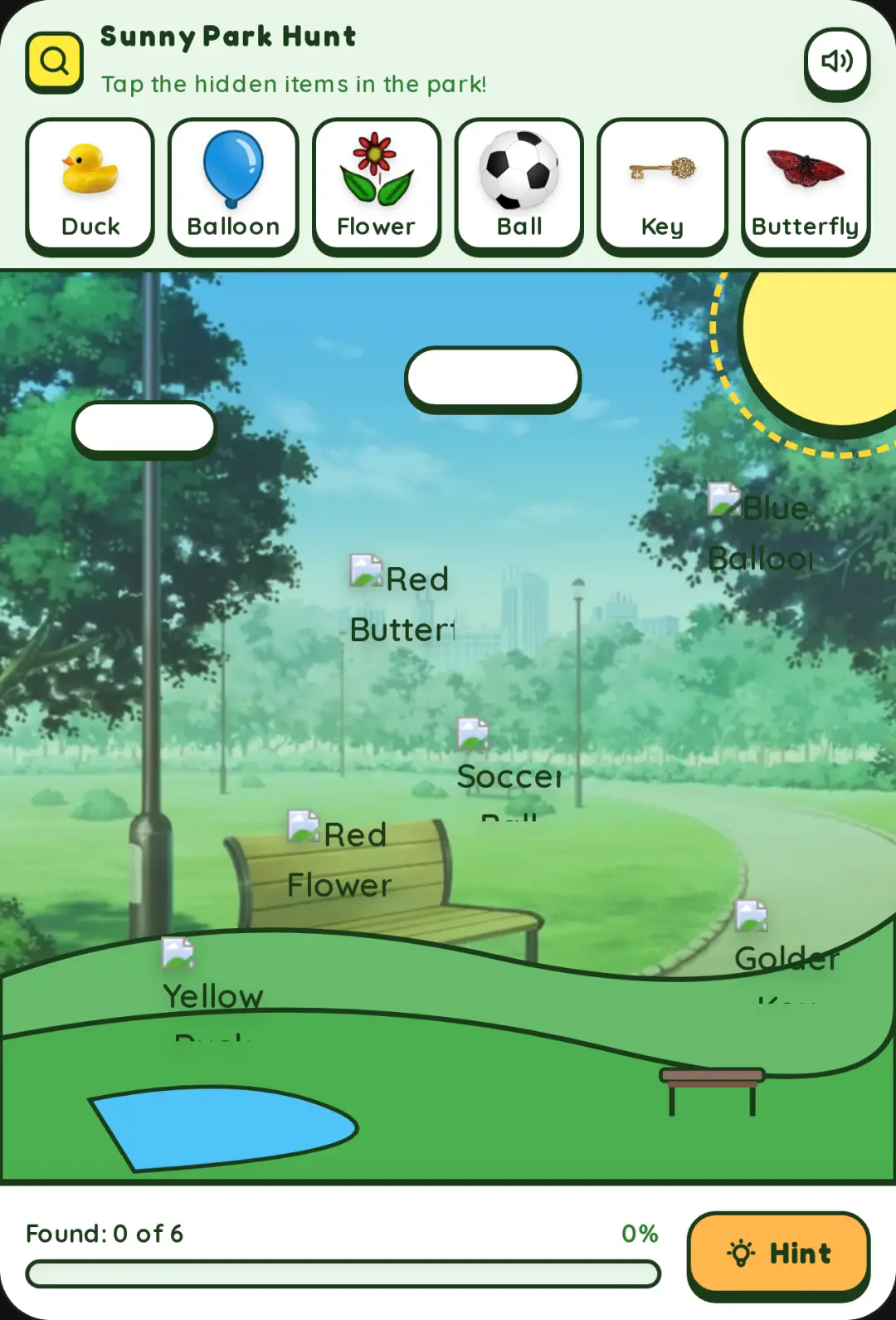 Sunny Park Hide and Seek cover