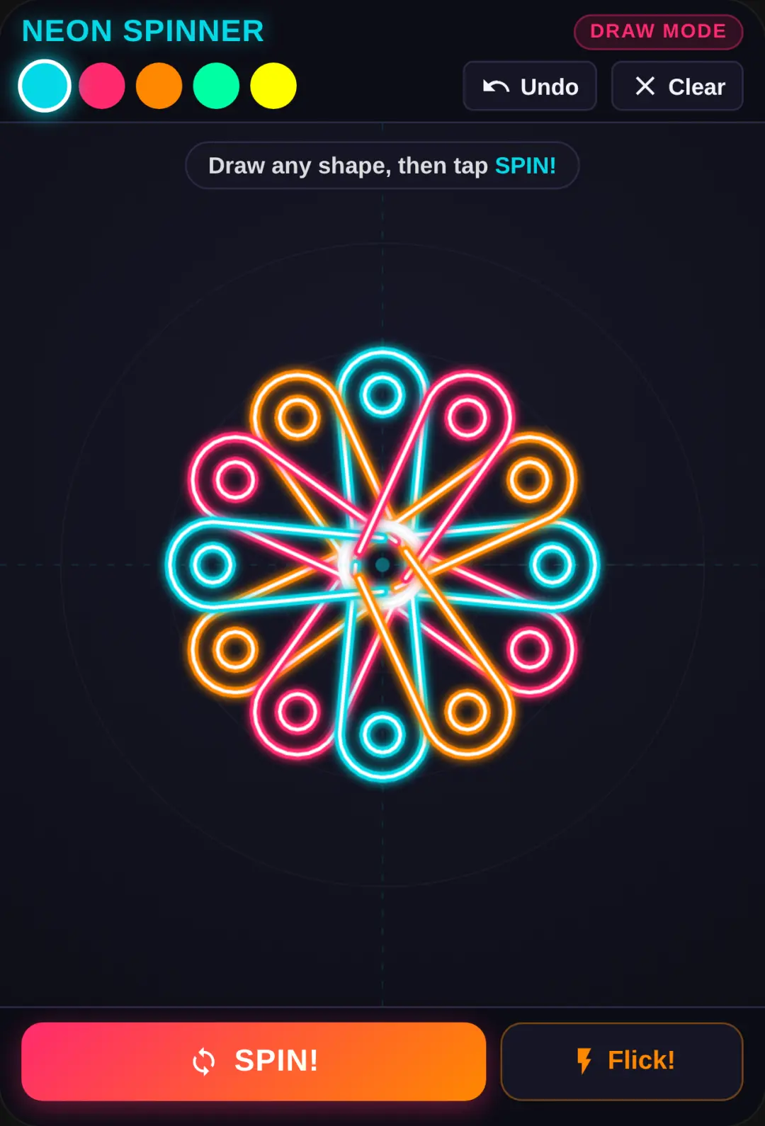 Neon Doodle Spinner cover