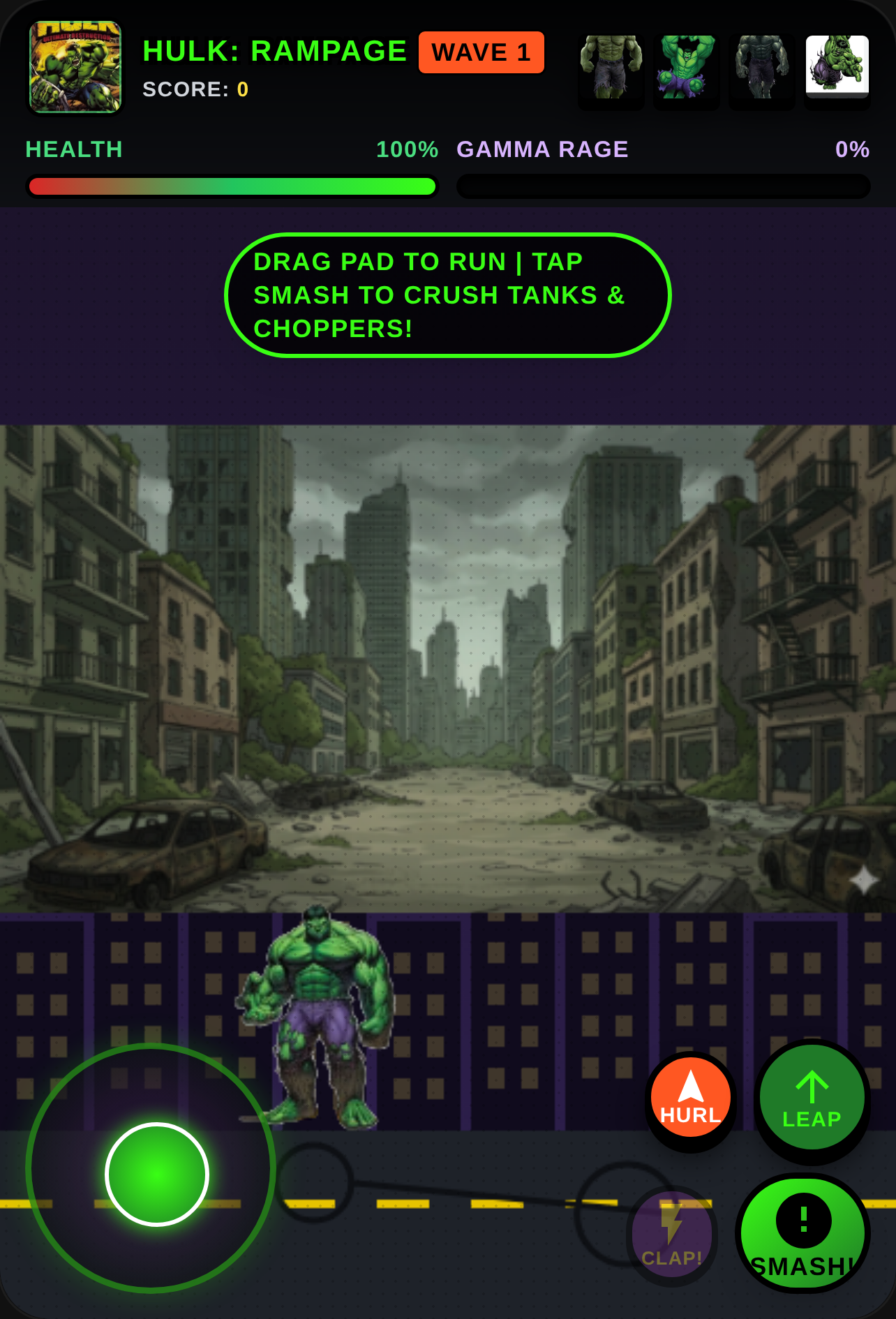 The Incredible Hulk: Ultimate Rampage cover