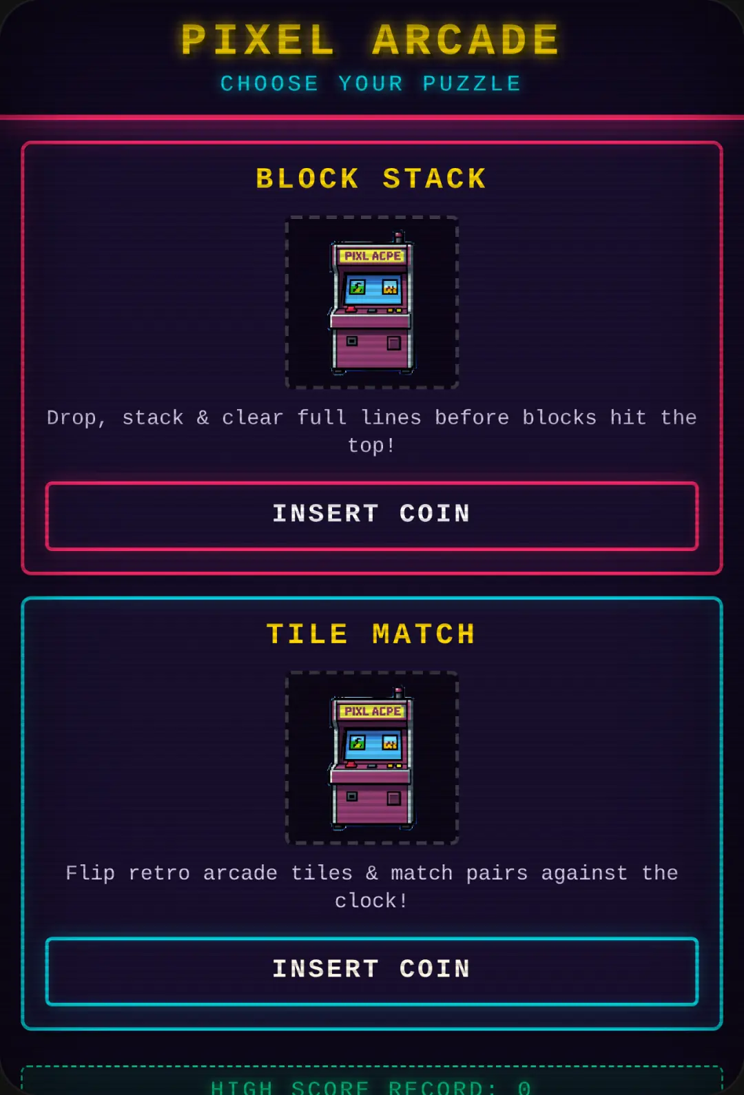 PIXEL ARCADE cover