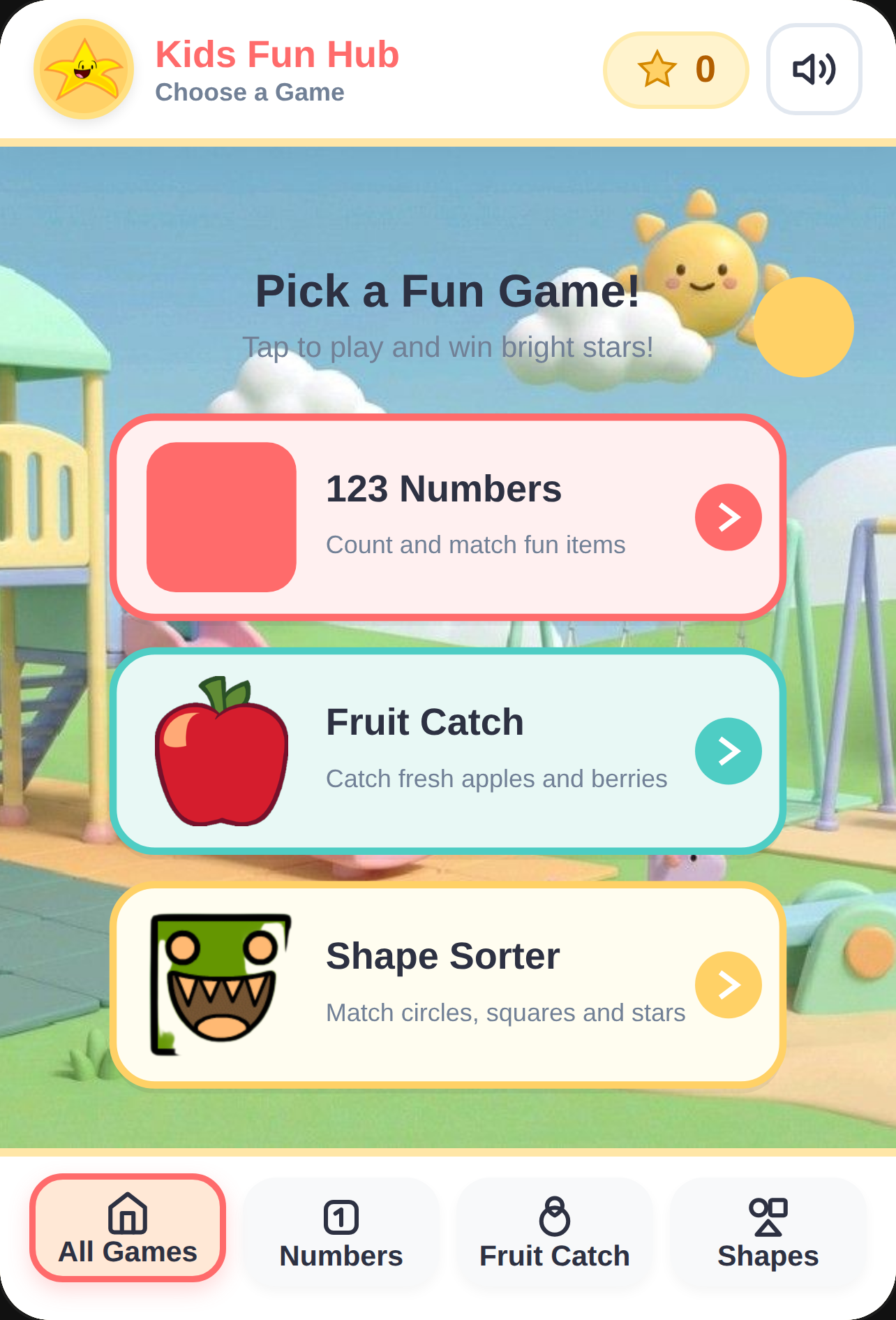 Kids Fun Mini-Games cover