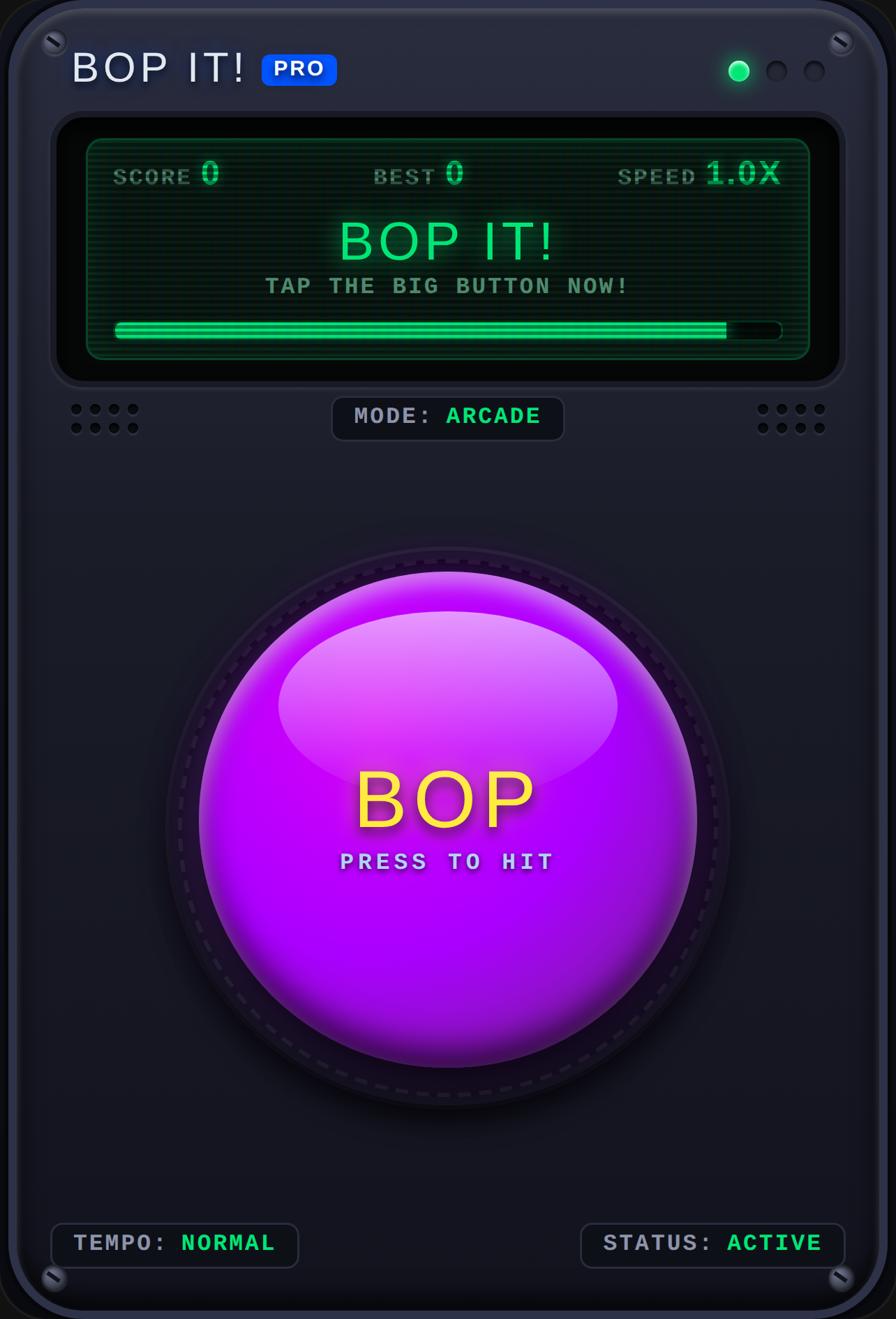 Bop it button cover