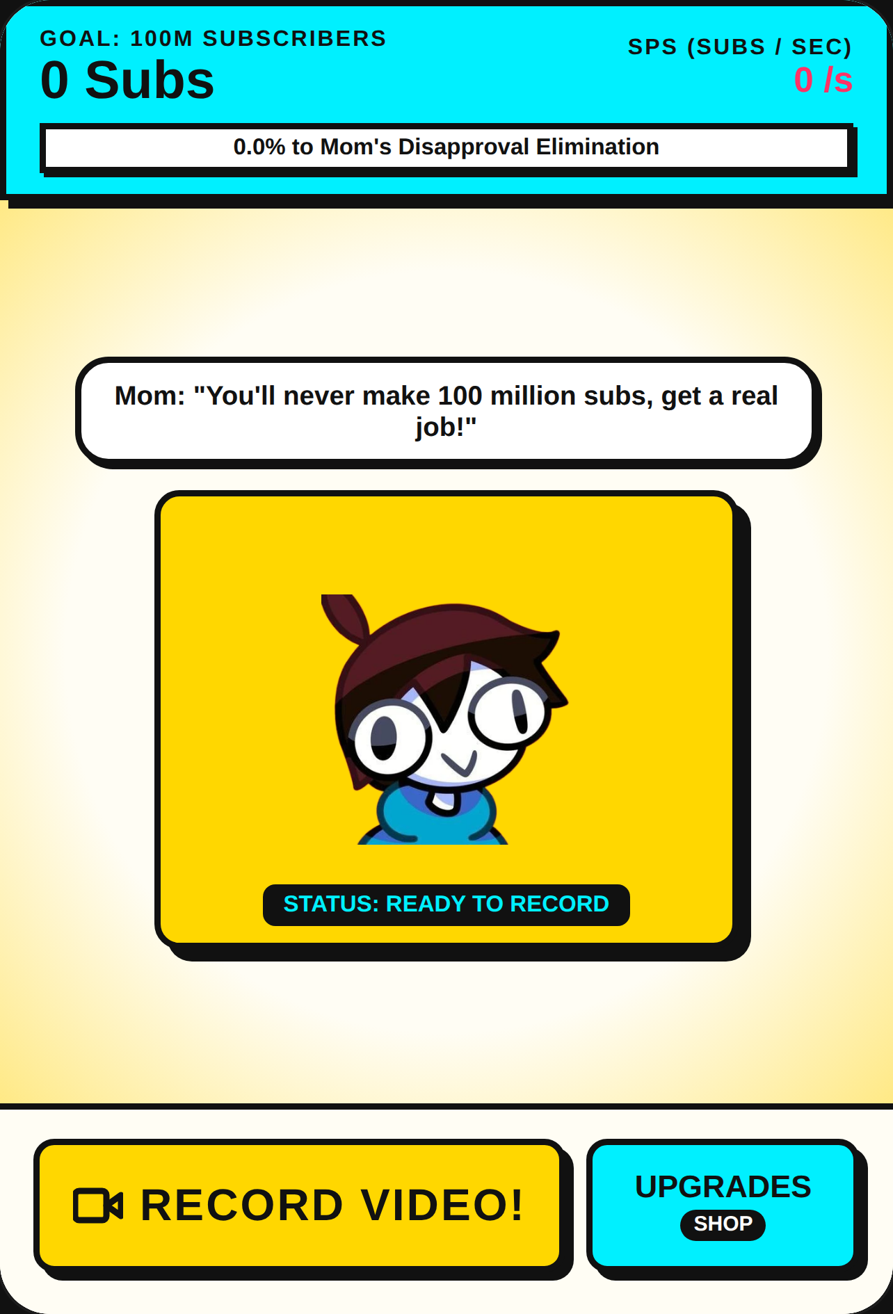 Get 100M Subs to Prove Yor Mom Wrong! cover