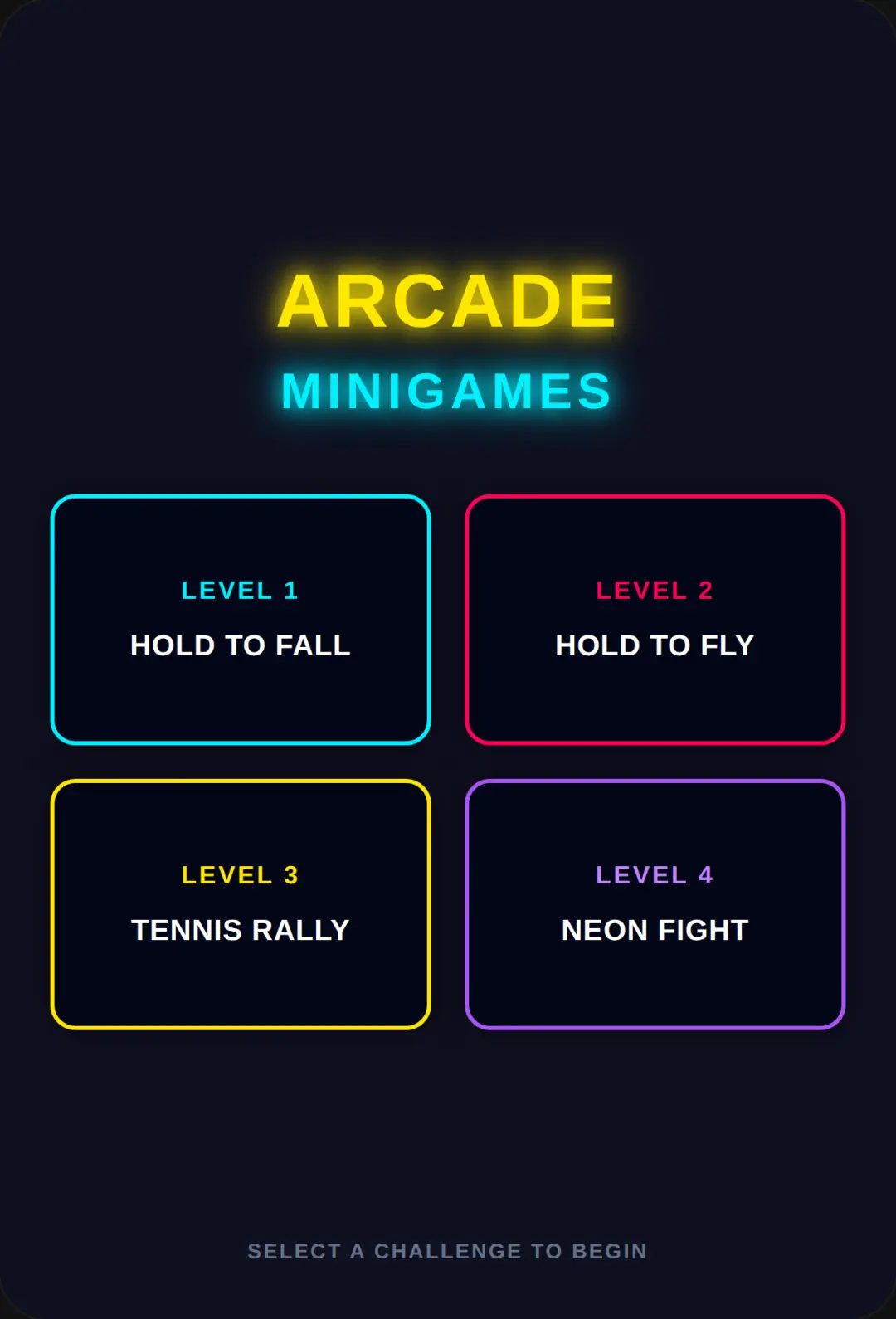 Neon Arcade Minigames cover