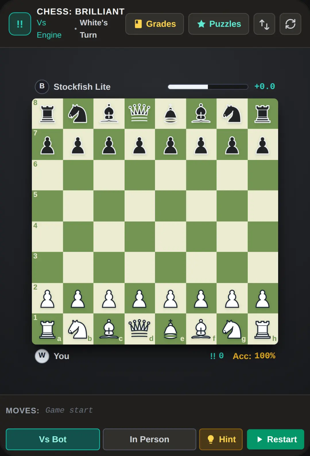 Chess: Brilliant Moves & Move Evaluations cover