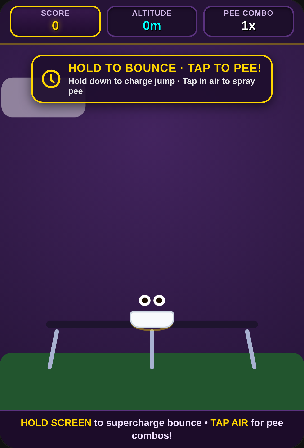 Turd Trampoline Pee Bounce cover