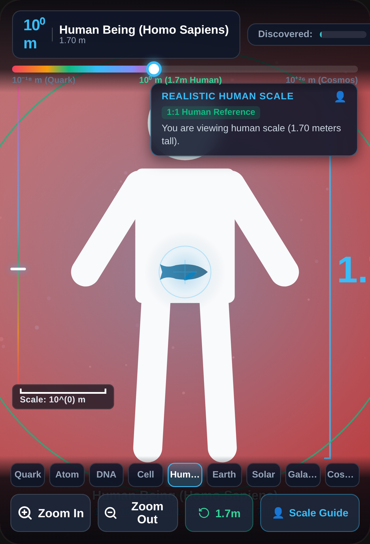 Cosmic Scale - Realistic Universe Zoom cover