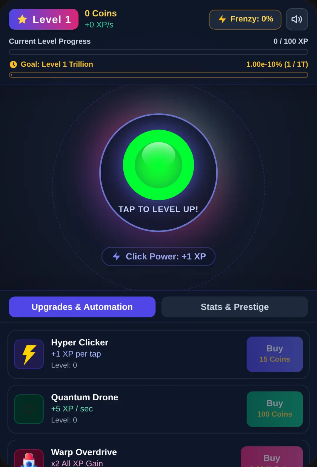 Level 1 Trillion Clicker cover