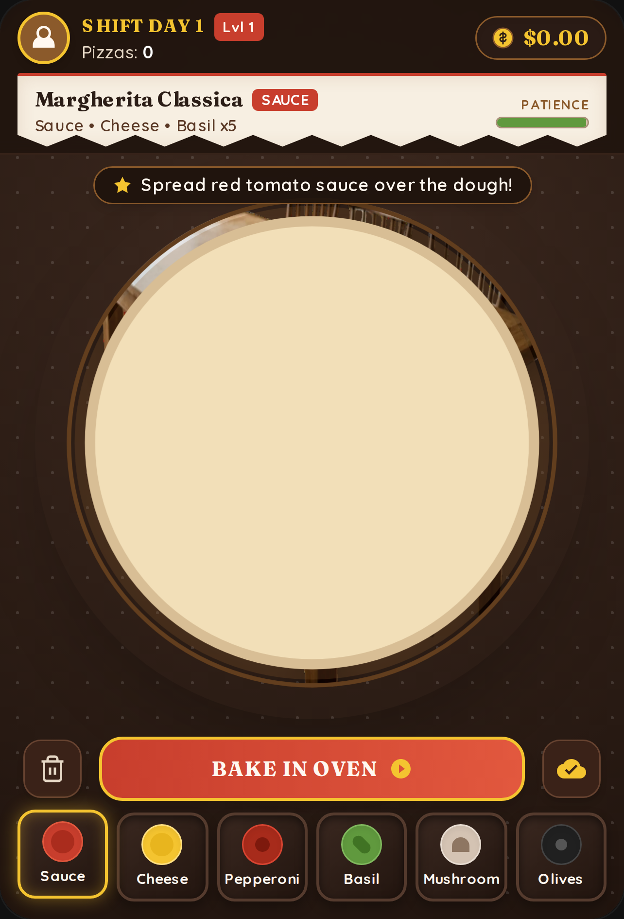 Pizzeria Bella Napoli - Pizza Making Simulation cover
