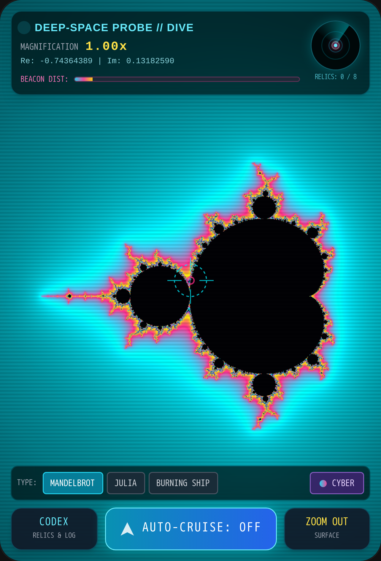 Fractal Zoom (Infinite) - Cosmic Deep-Space Telemetry cover