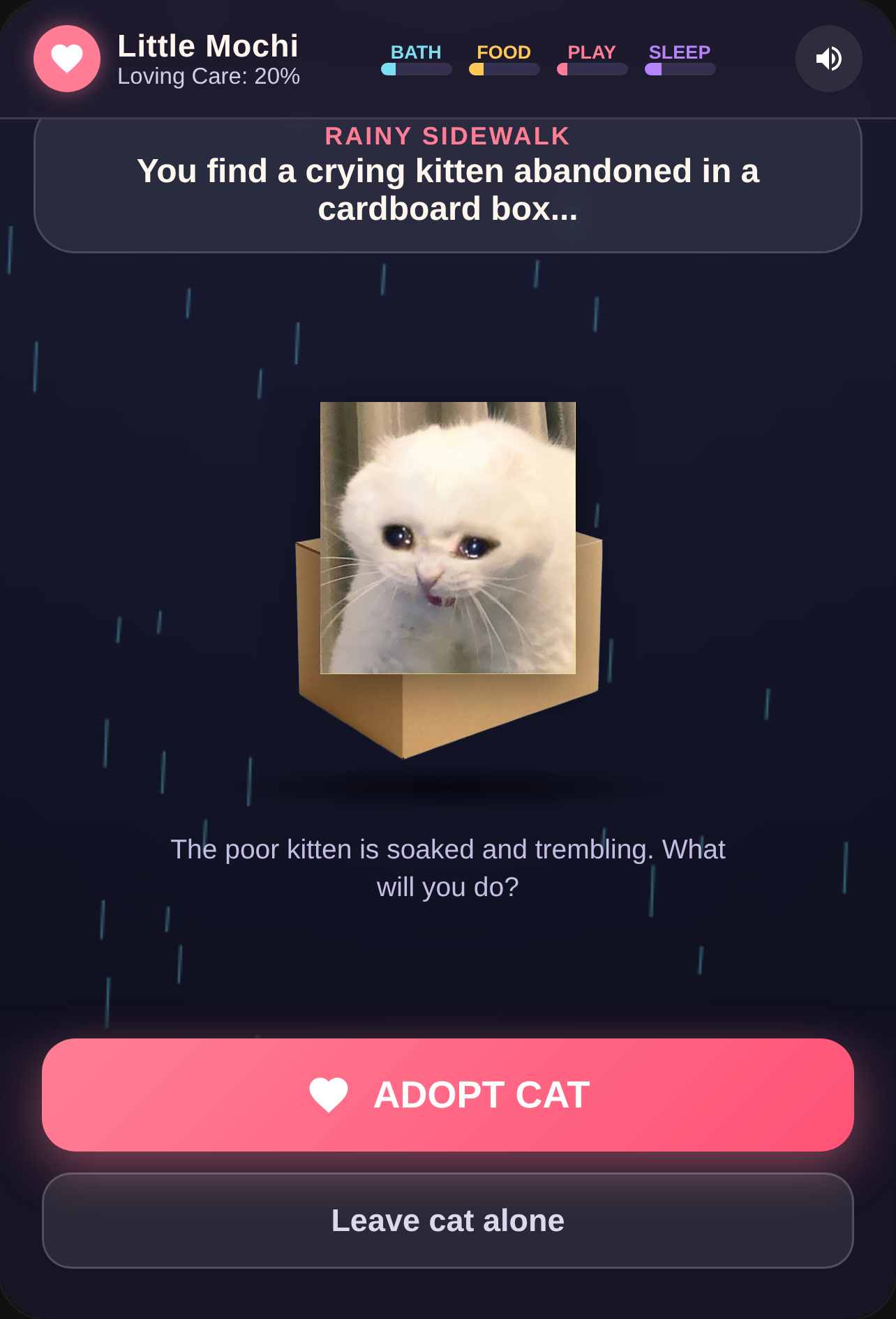 Adopt The Crying Kitten cover