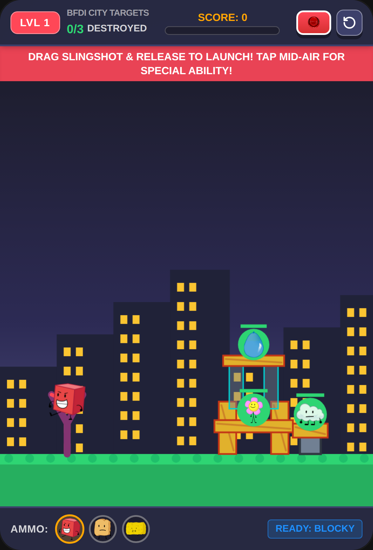 BFDI City Roblox Demolition cover