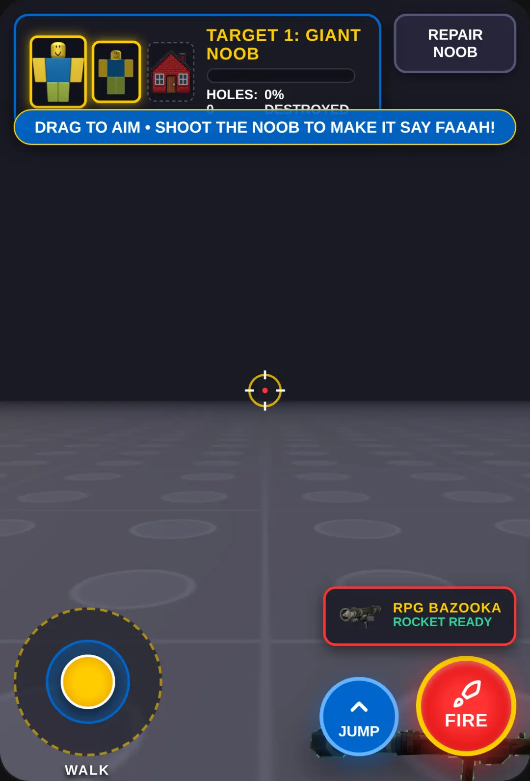 Giant Noob Bazooka Sandbox