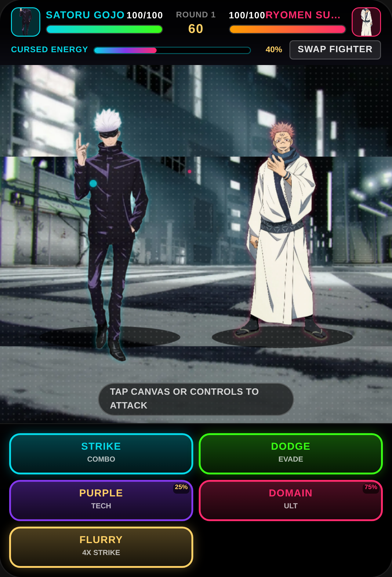 Gojo vs Sukuna: Cursed Clash cover