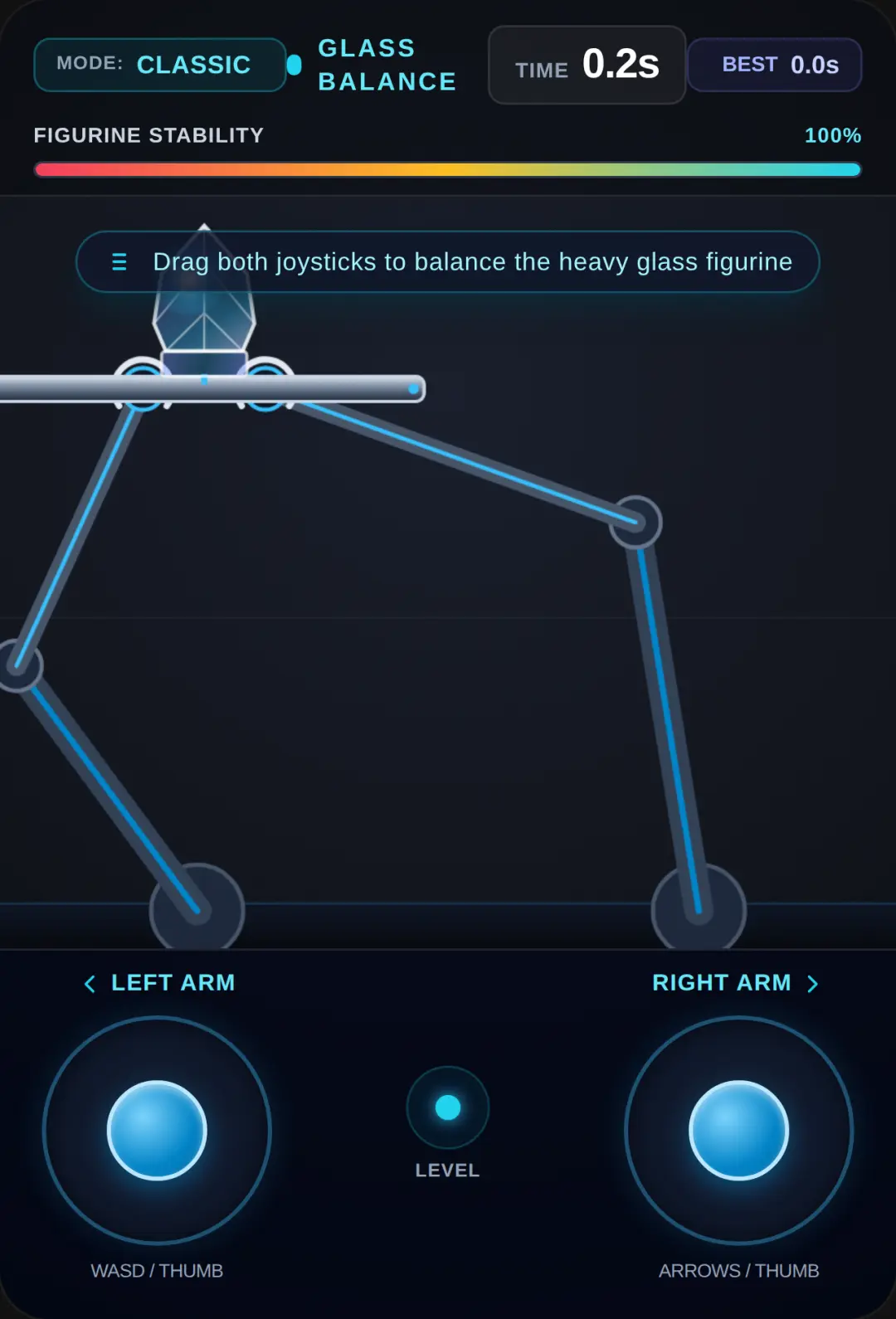 Glass Balance cover