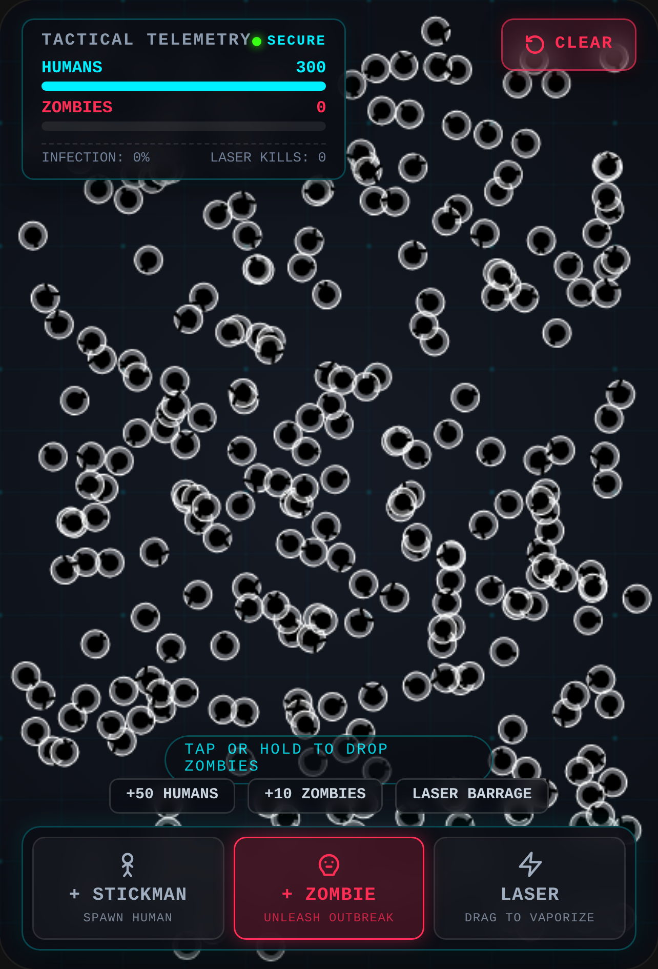 Stickman & Zombie Swarm Sandbox cover