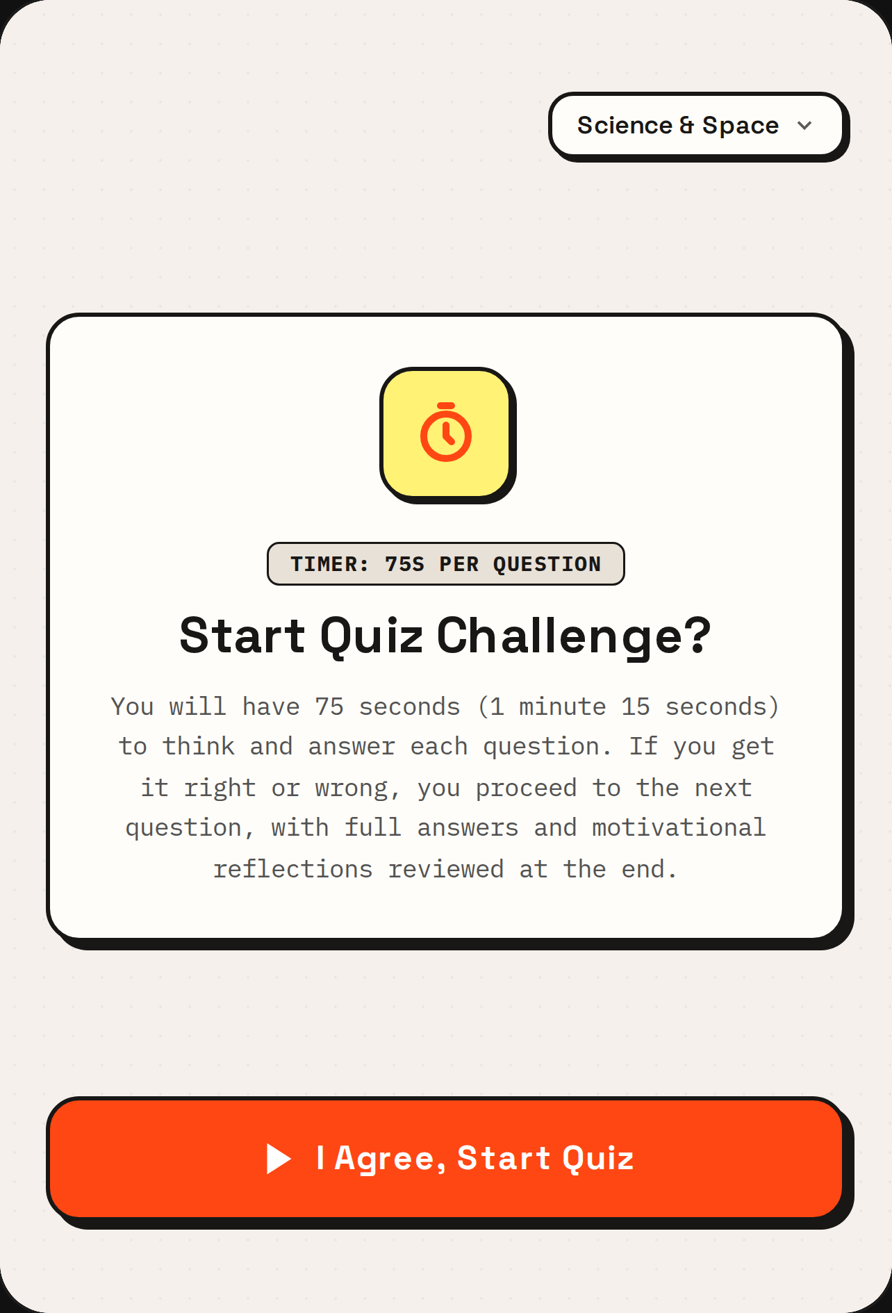 Recall Sprint — Timed Study & Quiz Challenge cover