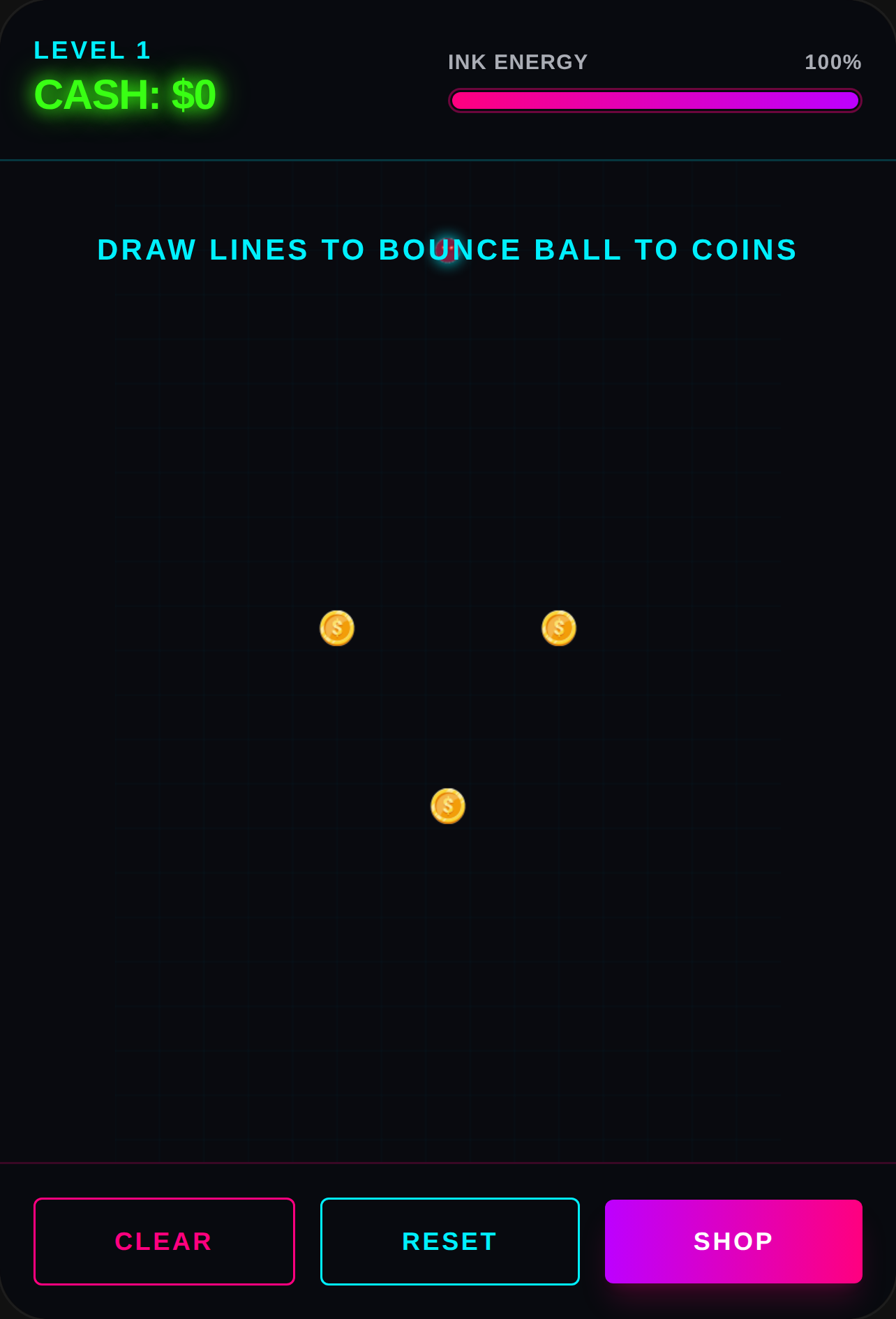 Bounce and Draw - Neon Cyber Arcade cover