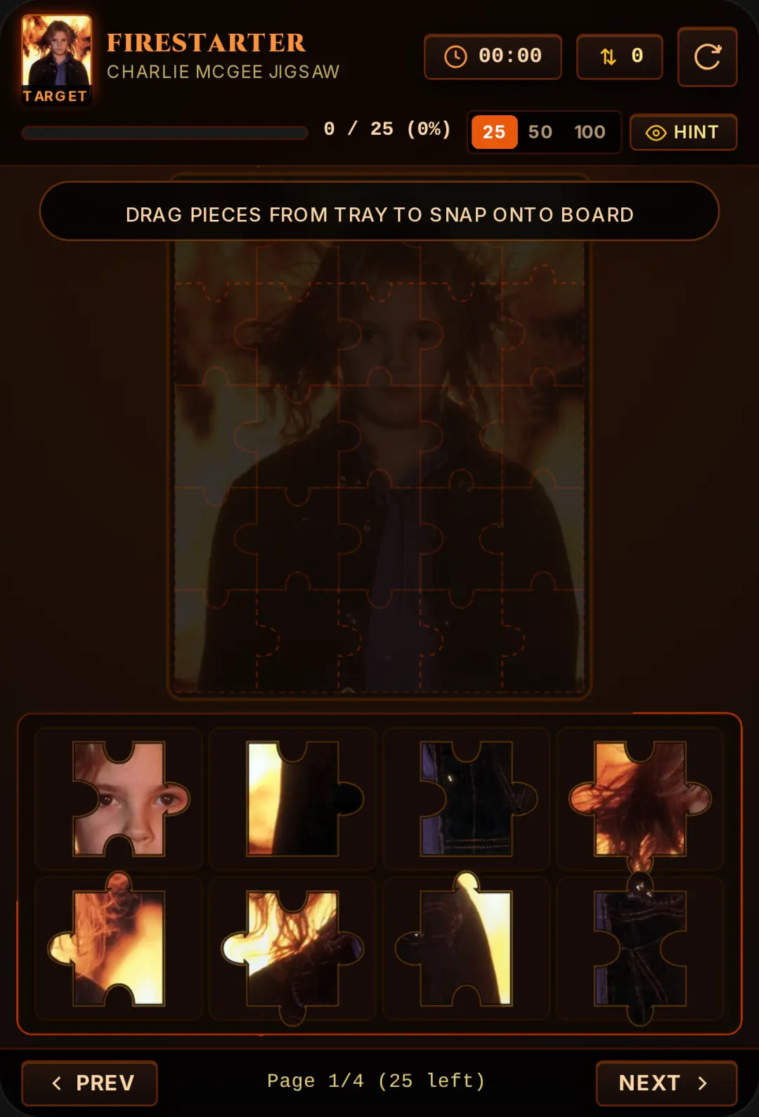 Firestarter: Charlie McGee Puzzle cover
