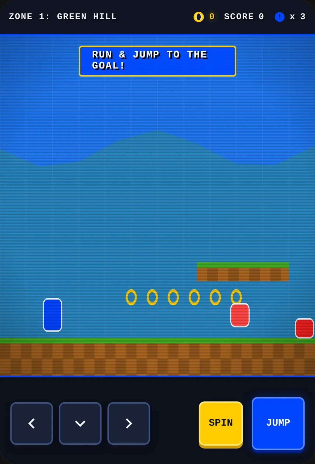 Sonic Pixel Platformer - 5 Zones cover