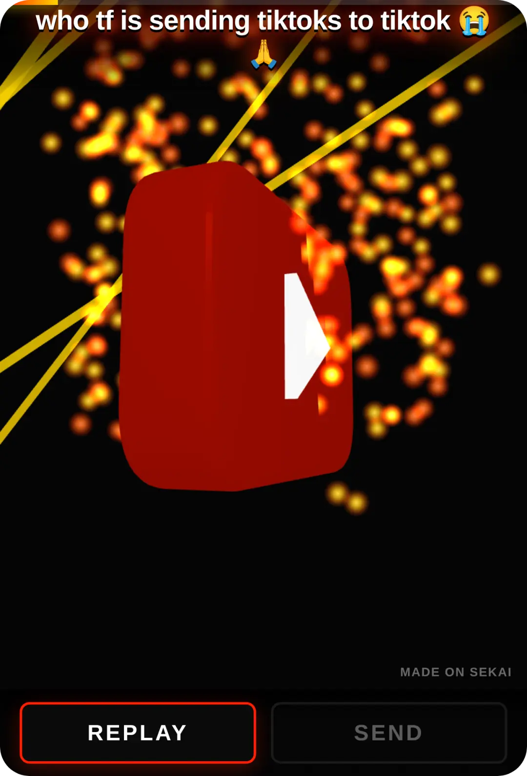 who tf is sending tiktoks to tiktok cover