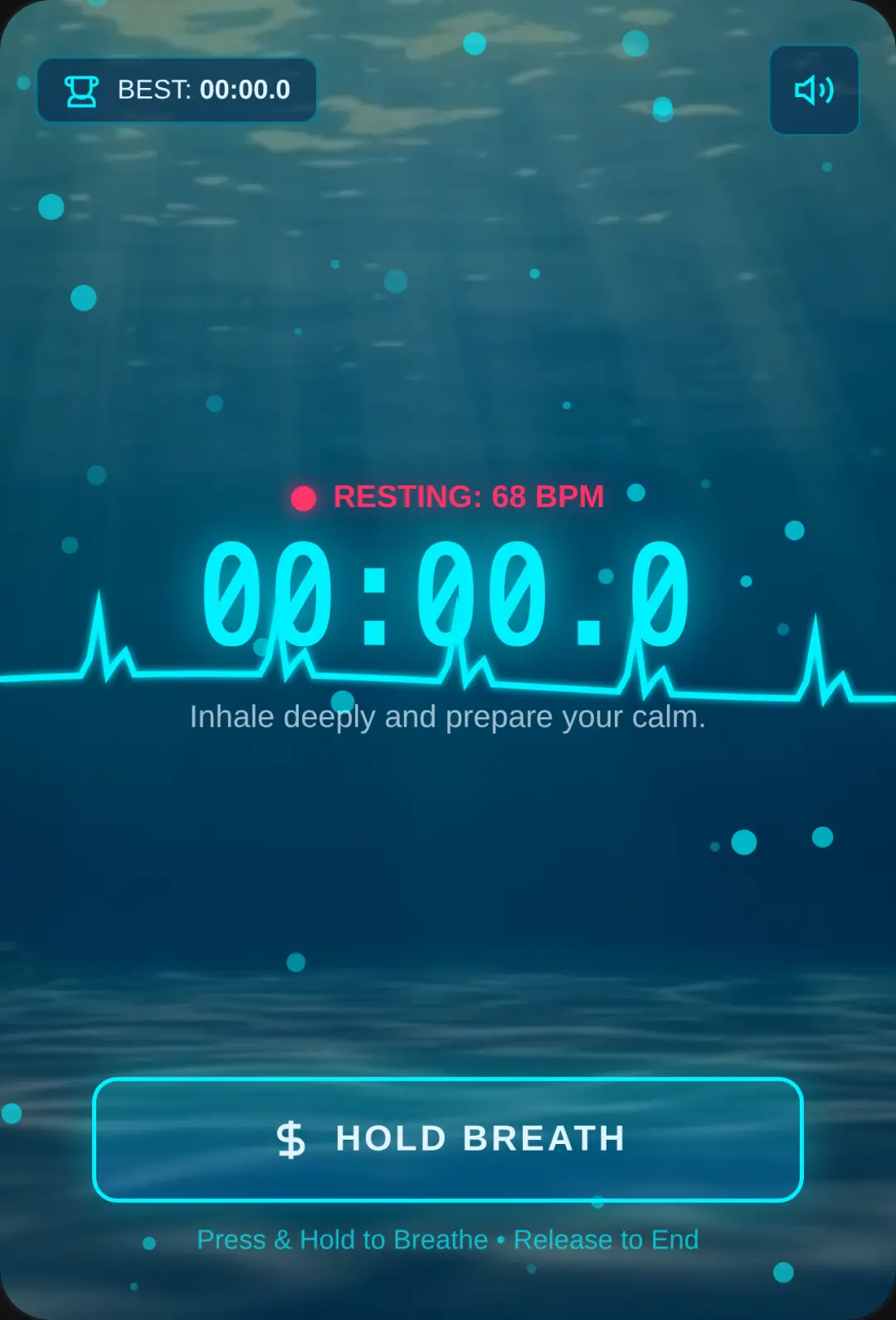 Deep Ocean Breath Timer cover